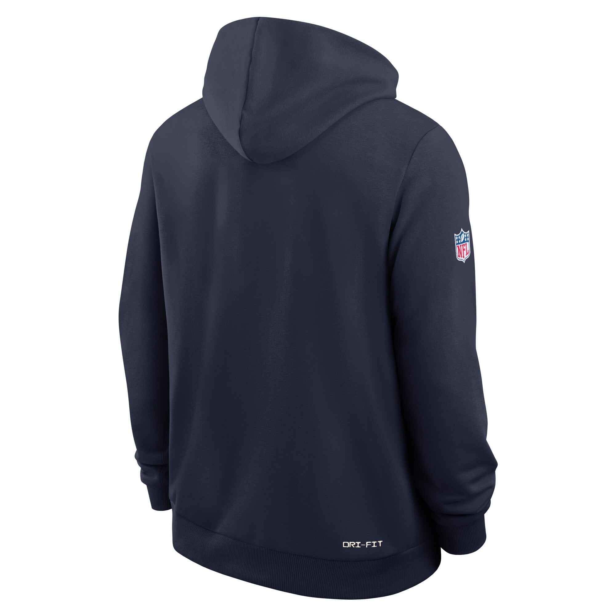 Men's Nike College Navy Seattle Seahawks Sideline Standard Issue Quarterback Scramble Dri-FIT Full-Zip Hoodie