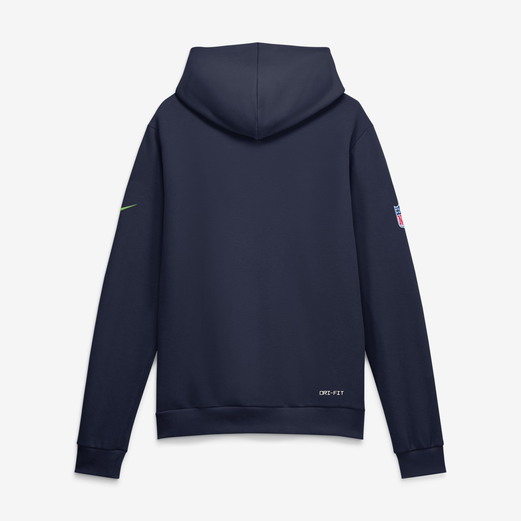 Men's Nike College Navy Seattle Seahawks Sideline Standard Issue Top Prospect Dri-FIT Hoodie