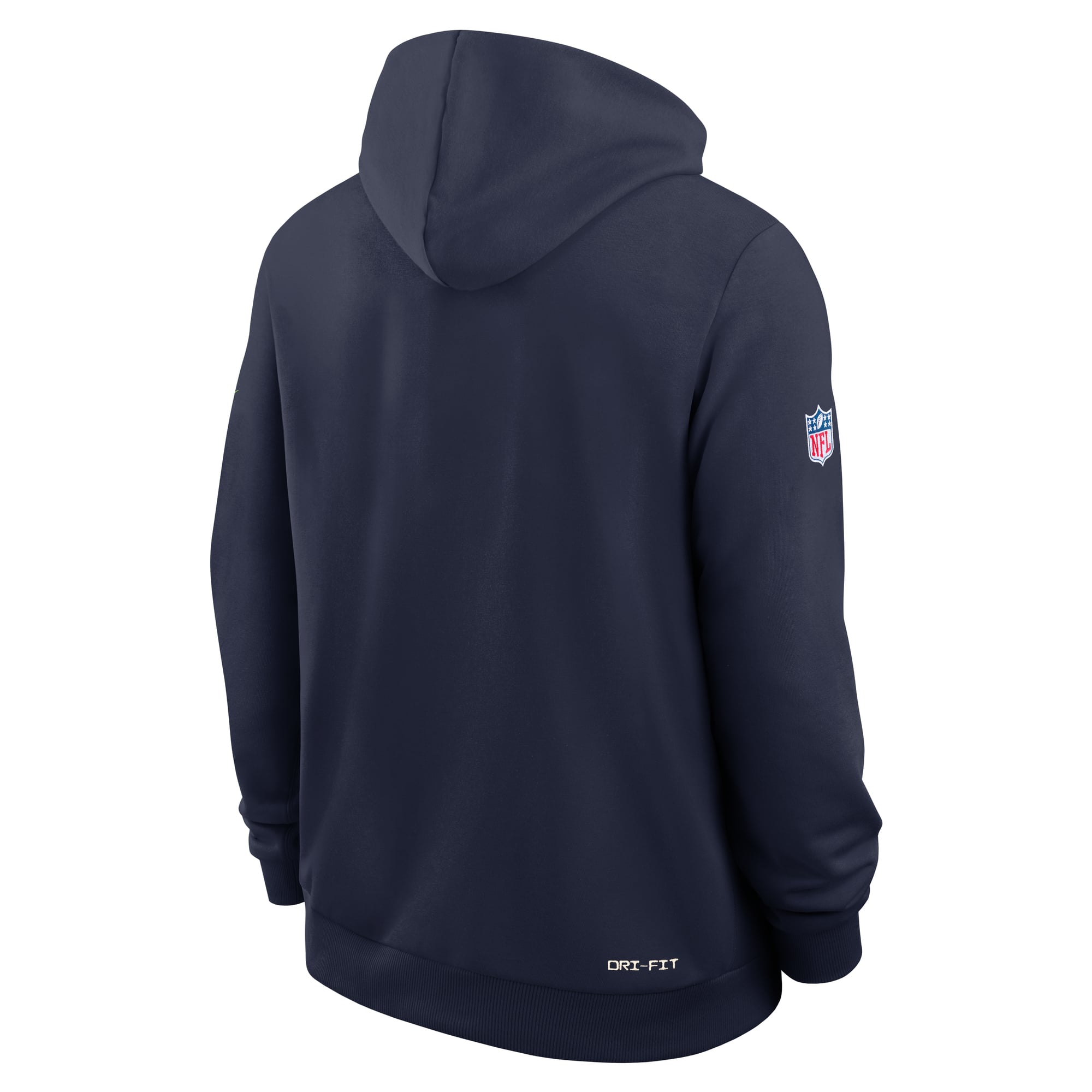 Men's Nike College Navy Seattle Seahawks Sideline Standard Issue Top Prospect Dri-FIT Hoodie
