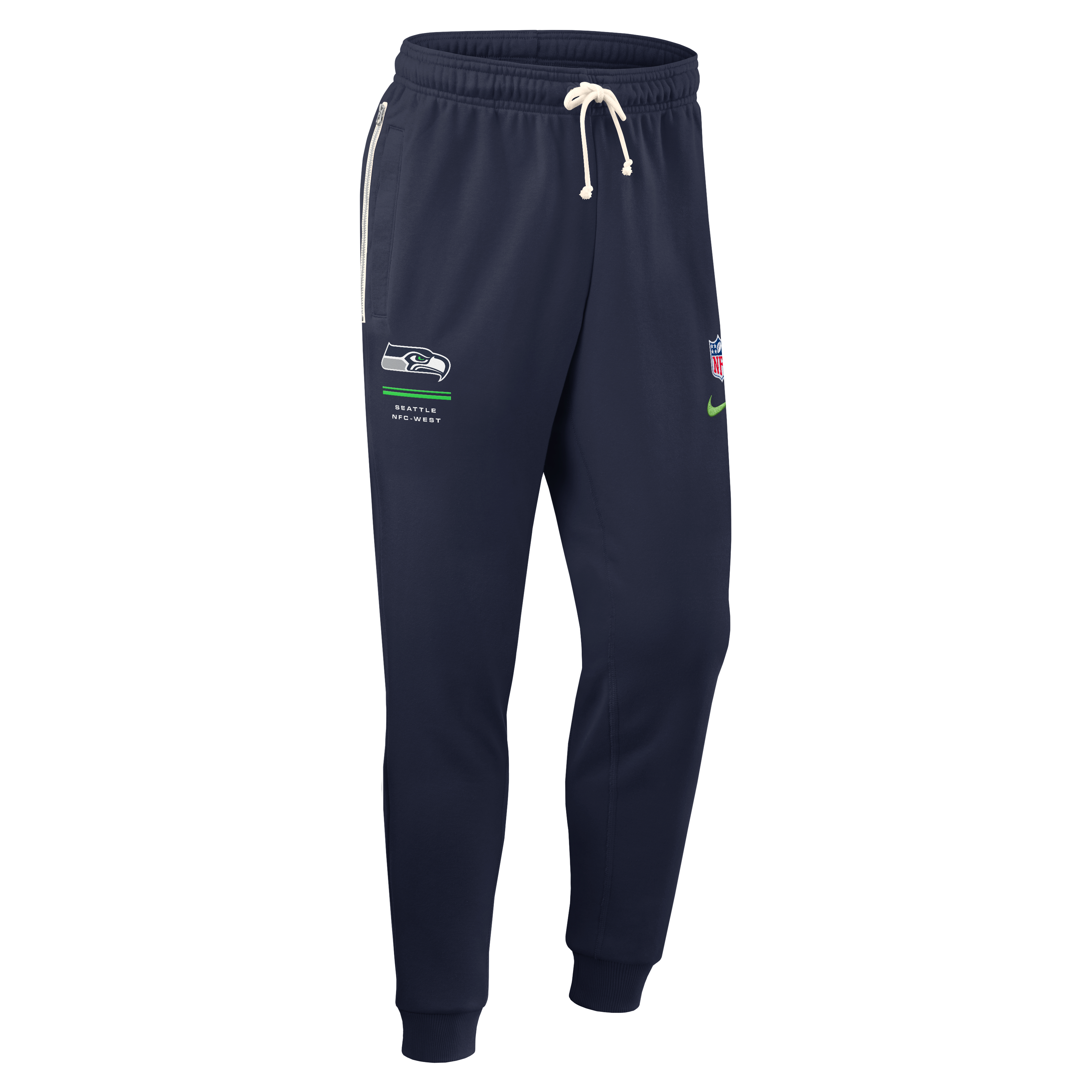 Men's Nike College Navy Seattle Seahawks Sideline Standard Issue Touchback Kick Dri-FIT Taper Pants
