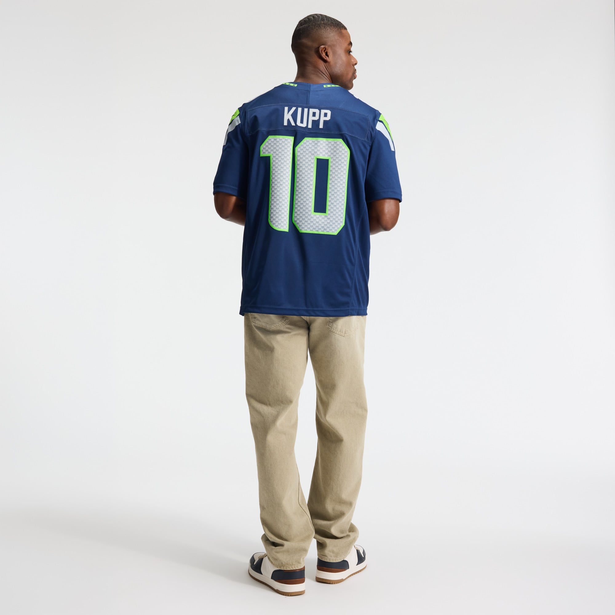 Maillot Nike Cooper Kupp College Navy Seattle Seahawks Team Vapor F.U.S.E. Stitched Limited pour homme