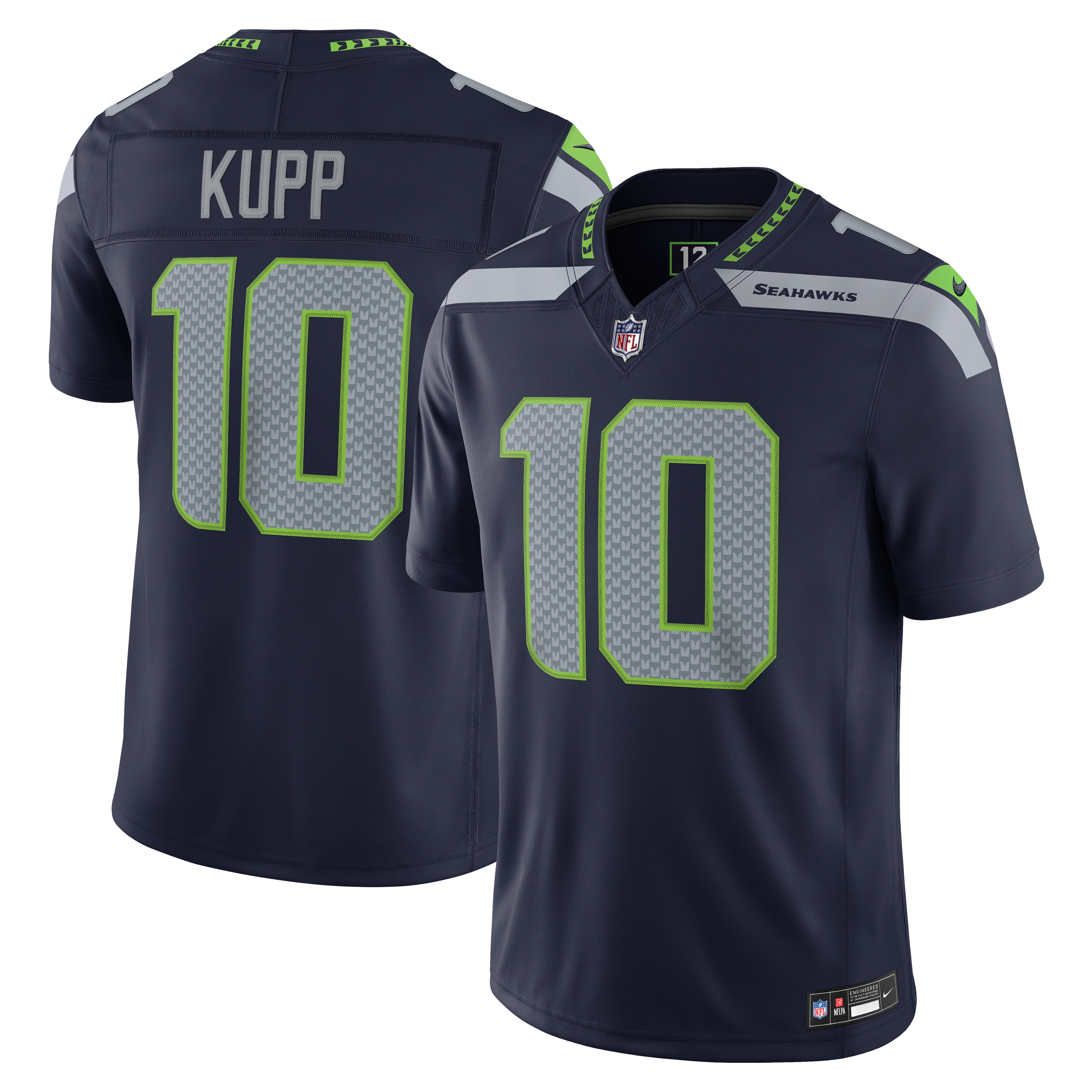 Men's Nike Cooper Kupp College Navy Seattle Seahawks Team Vapor F.U.S.E. Stitched Limited Jersey