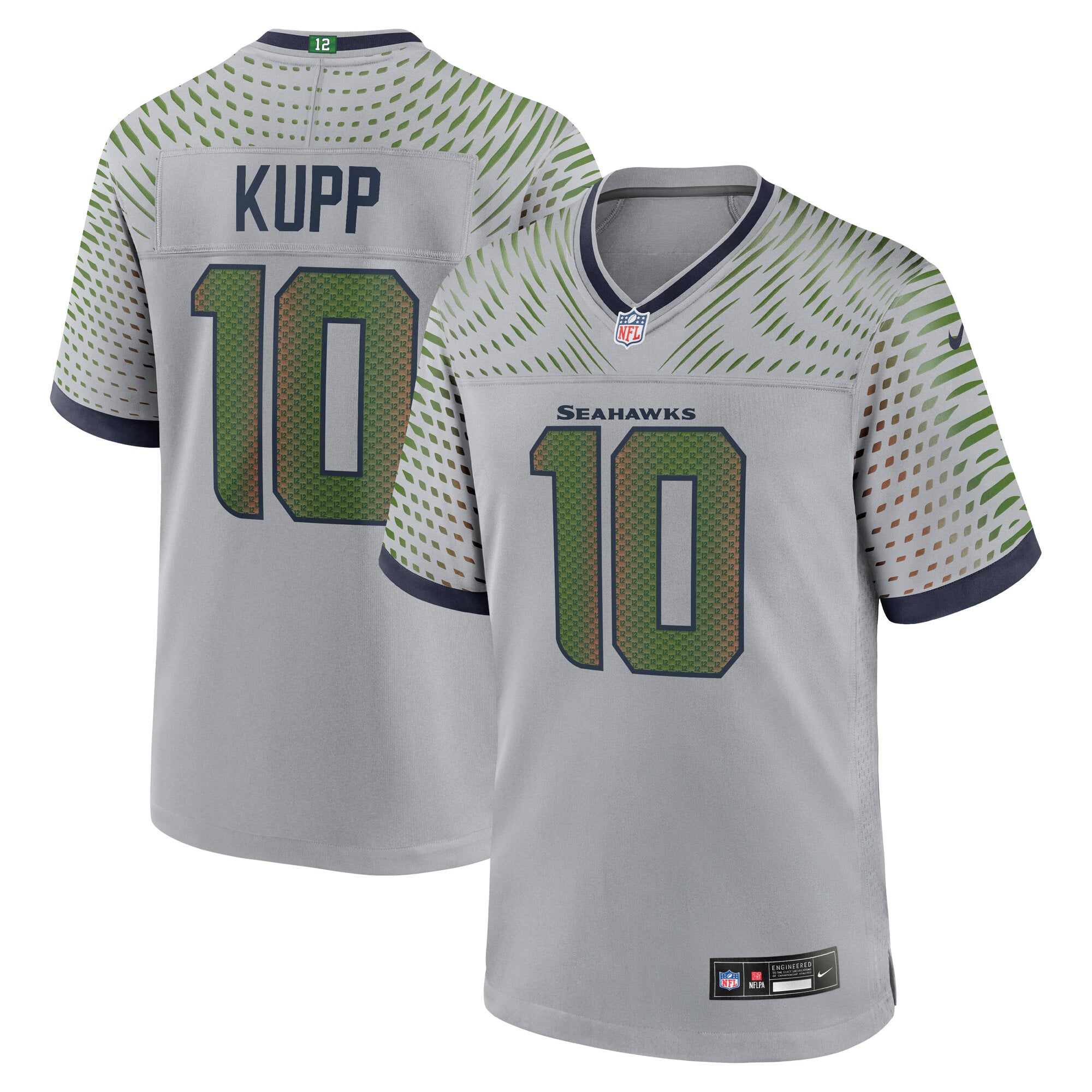 Maillot de match Nike Cooper Kupp gris Seattle Seahawks Rivalries Collection pour homme