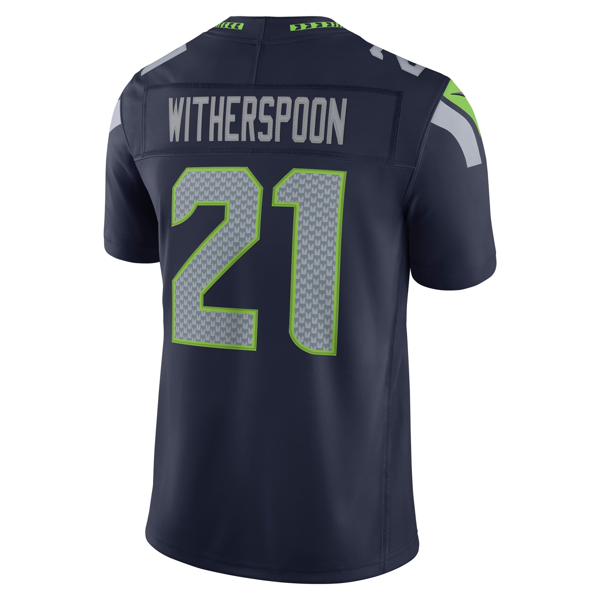 Men's Nike Devon Witherspoon College Navy Seattle Seahawks Team Vapor F.U.S.E. Stitched Limited Jersey