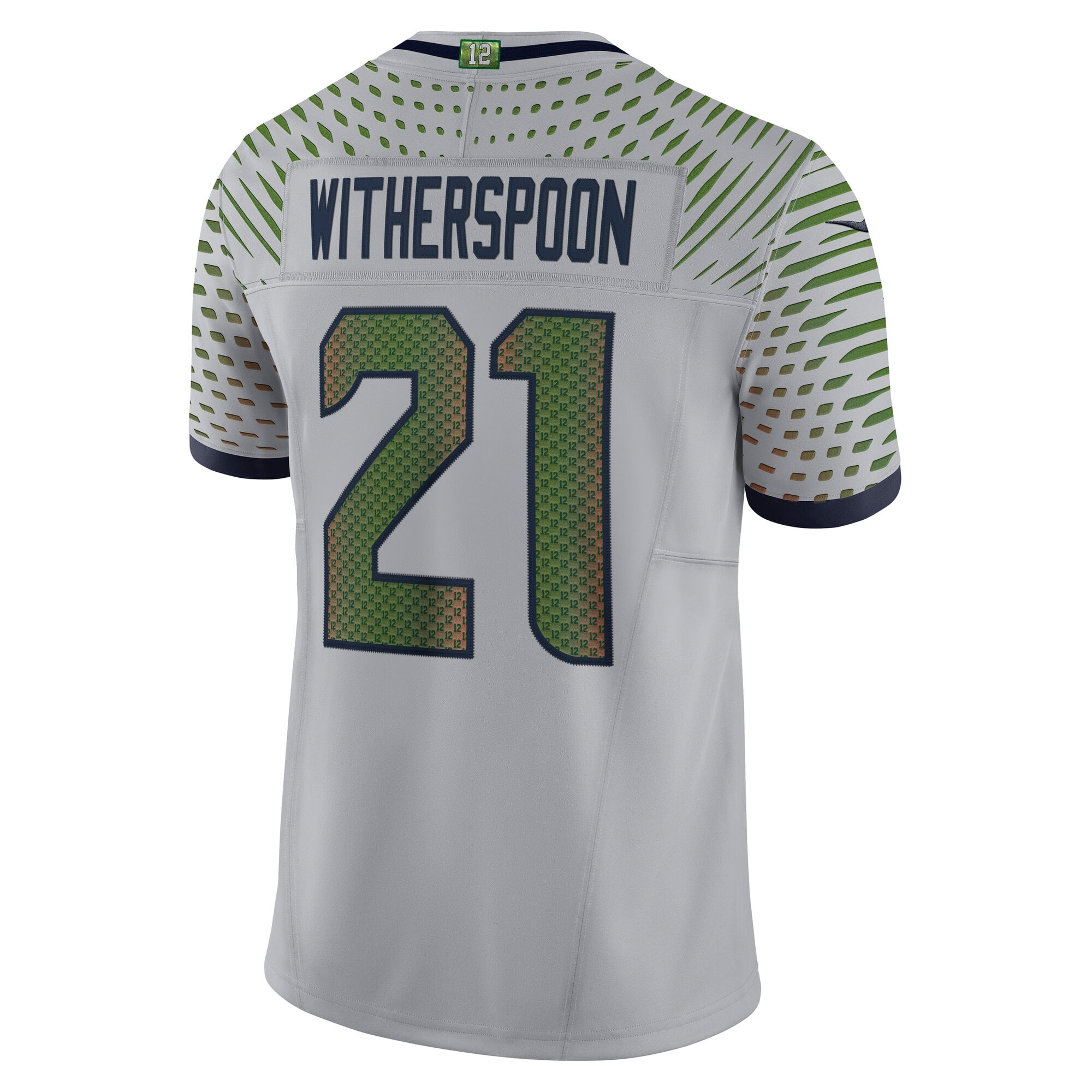 Men's Nike Devon Witherspoon Gray Seattle Seahawks Rivalries Collection Stitched Limited Jersey