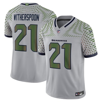 Devon Witherspoon Seattle Seahawks Nike Rivalries Collection Stitched Limited Jersey - Gray