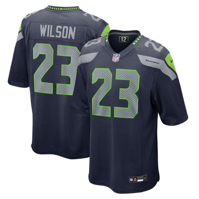 Emanuel Wilson Seattle Seahawks Nike Team Game Jersey - College Navy