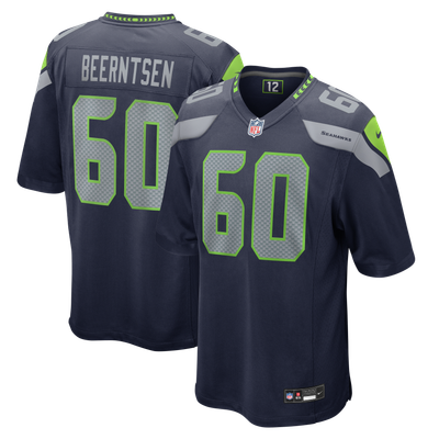 Evan Beerntsen Seattle Seahawks Nike Team Game Jersey - College Navy
