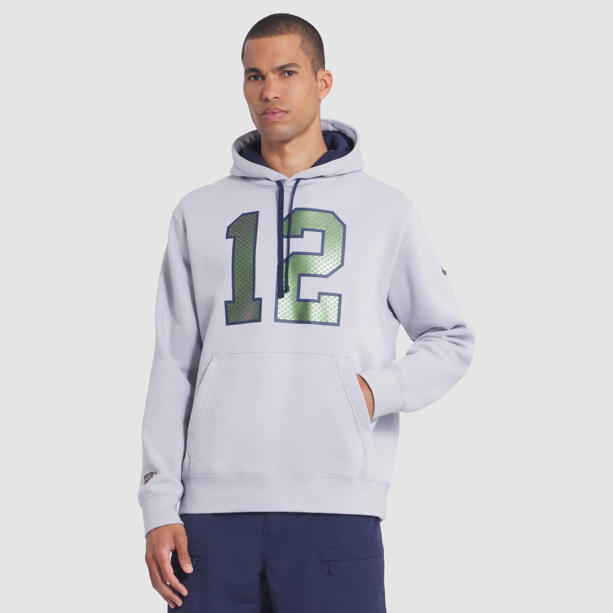 Men's Nike Gray Seattle Seahawks Rivalries Collection Club Hoodie
