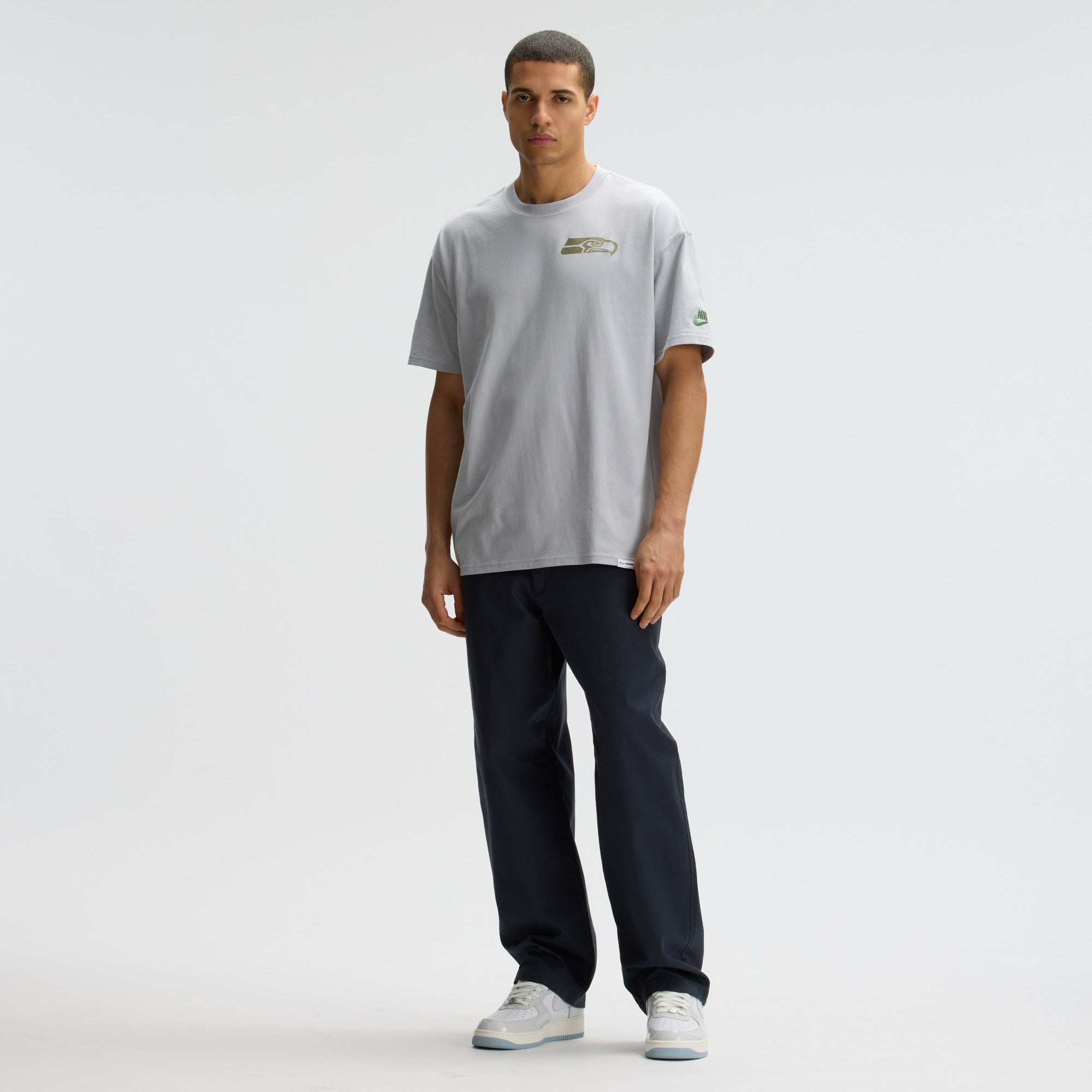 T-shirt Nike Essential Max90 gris Seattle Seahawks Rivalries Collection pour homme