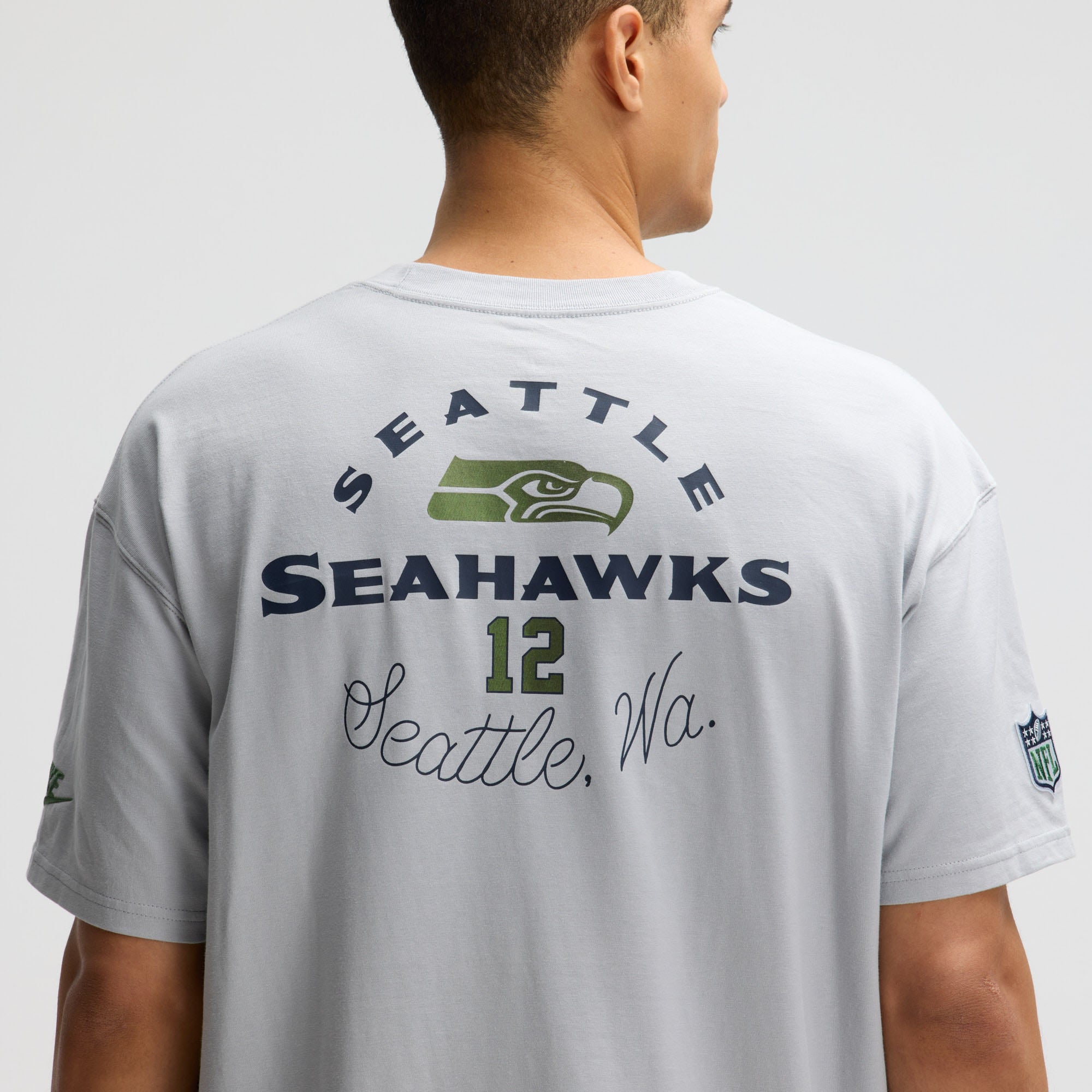 T-shirt Nike Essential Max90 gris Seattle Seahawks Rivalries Collection pour homme
