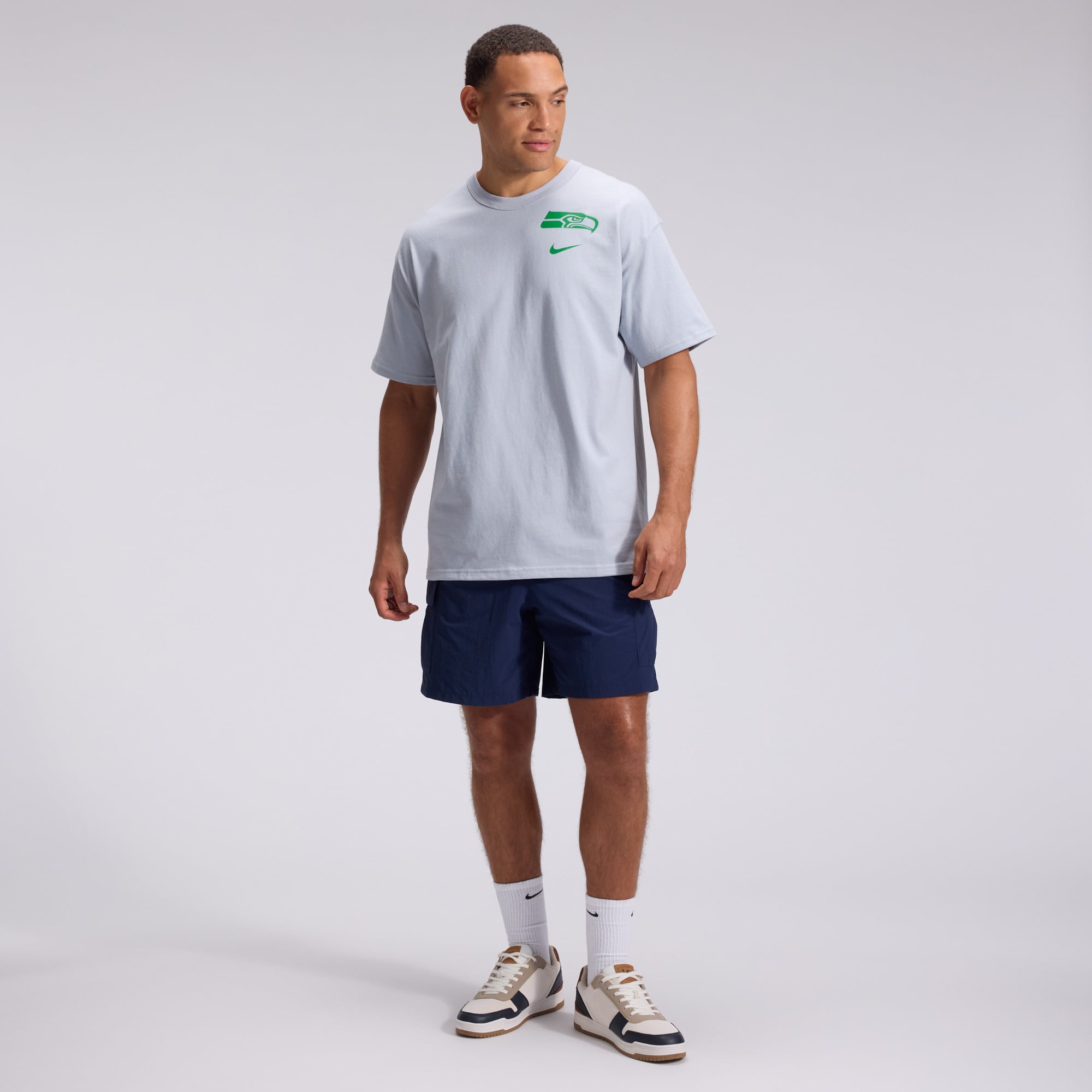 Men's Nike  Gray Seattle Seahawks Rivalries Collection Max90 T-Shirt