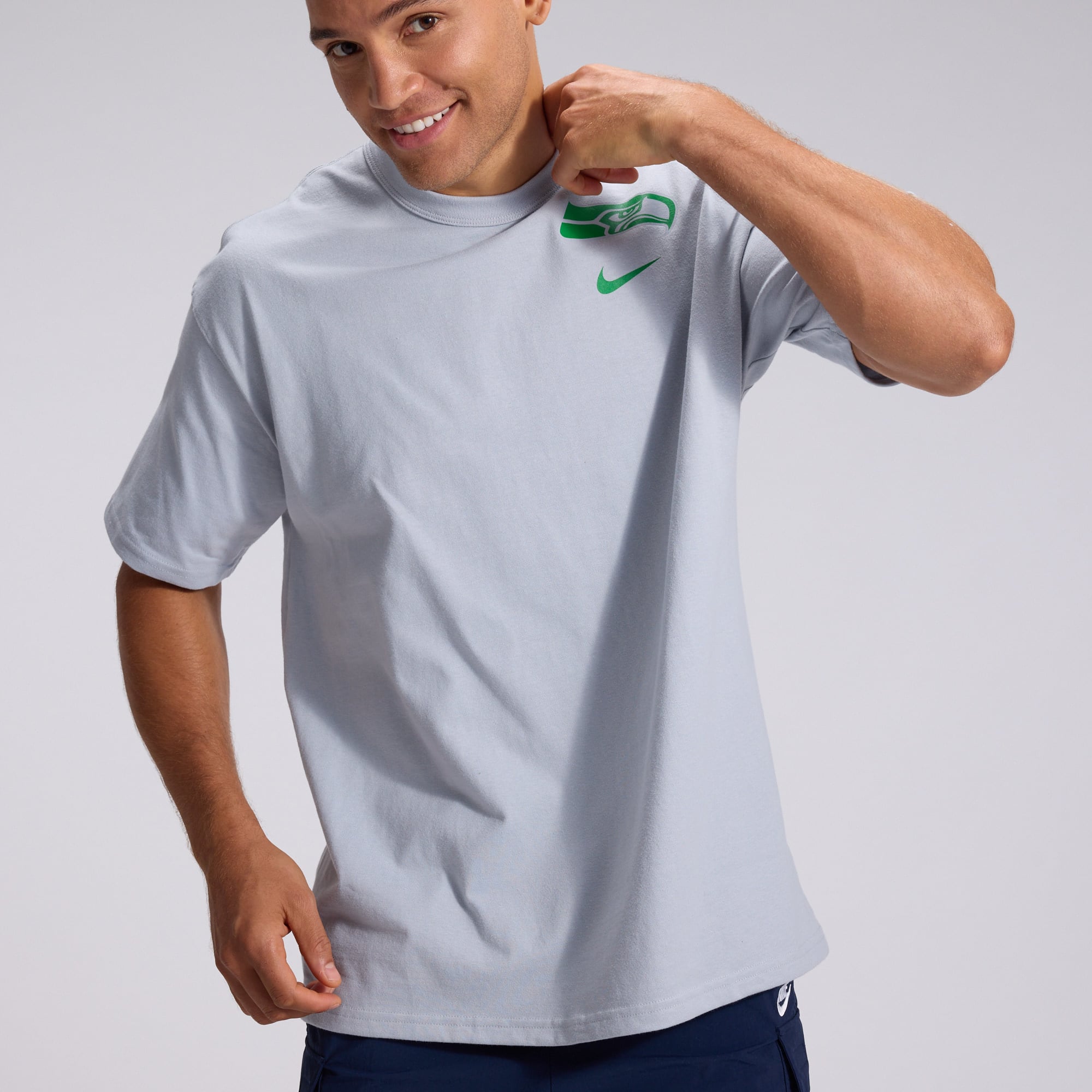 Men's Nike  Gray Seattle Seahawks Rivalries Collection Max90 T-Shirt