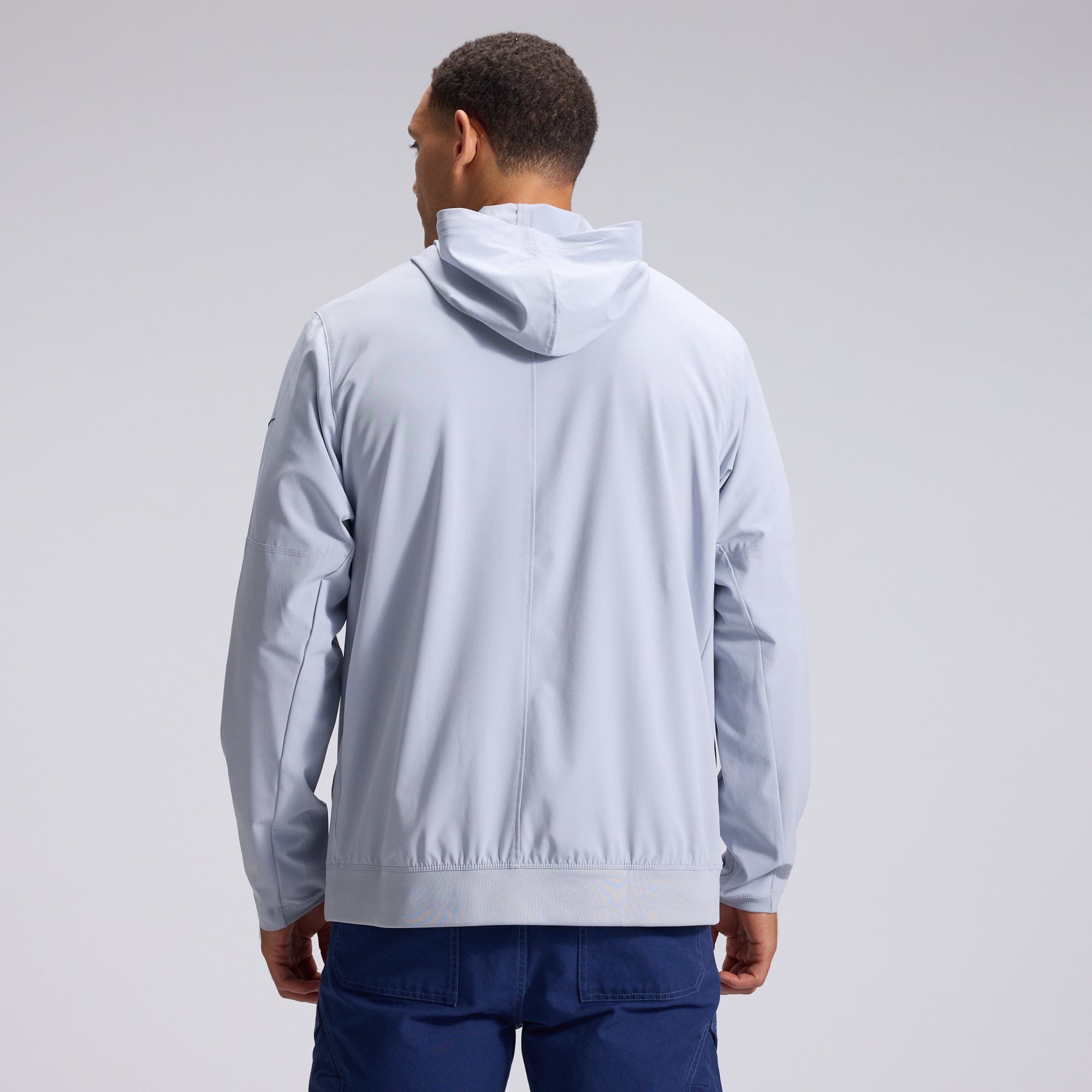 Men's Nike  Gray Seattle Seahawks Rivalries Collection Sideline Anorak Half-Zip Jacket