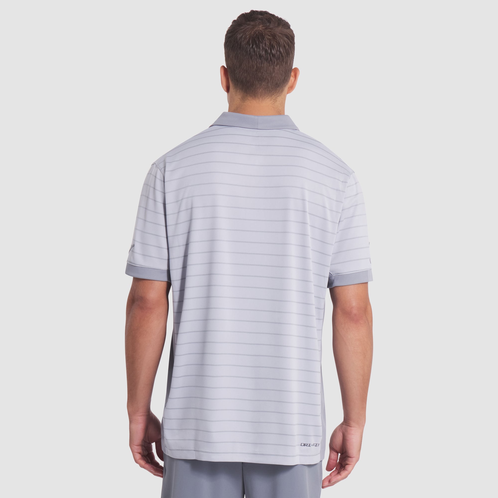 Men's Nike  Gray Seattle Seahawks Rivalries Collection Sideline Victory Striped Dri-FIT Polo