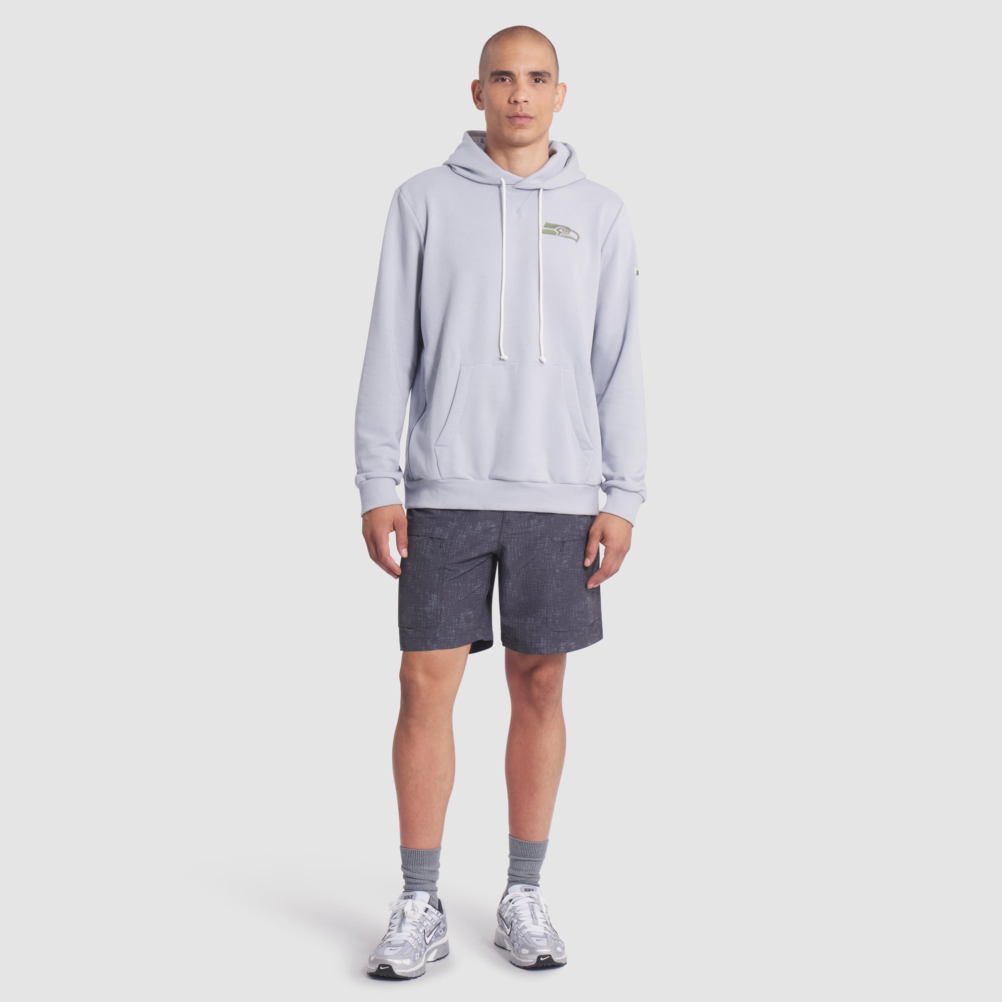 Men's Nike Gray Seattle Seahawks Rivalries Collection Standard Issue Sideline Dri-FIT Hoodie