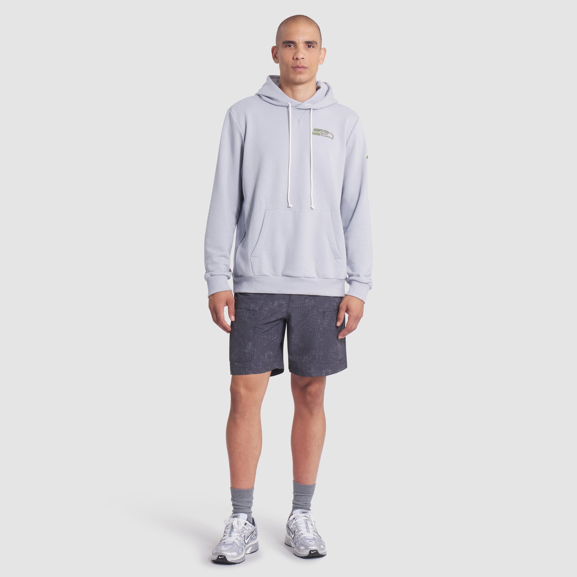 Men's Nike Gray Seattle Seahawks Rivalries Collection Standard Issue Sideline Dri-FIT Hoodie