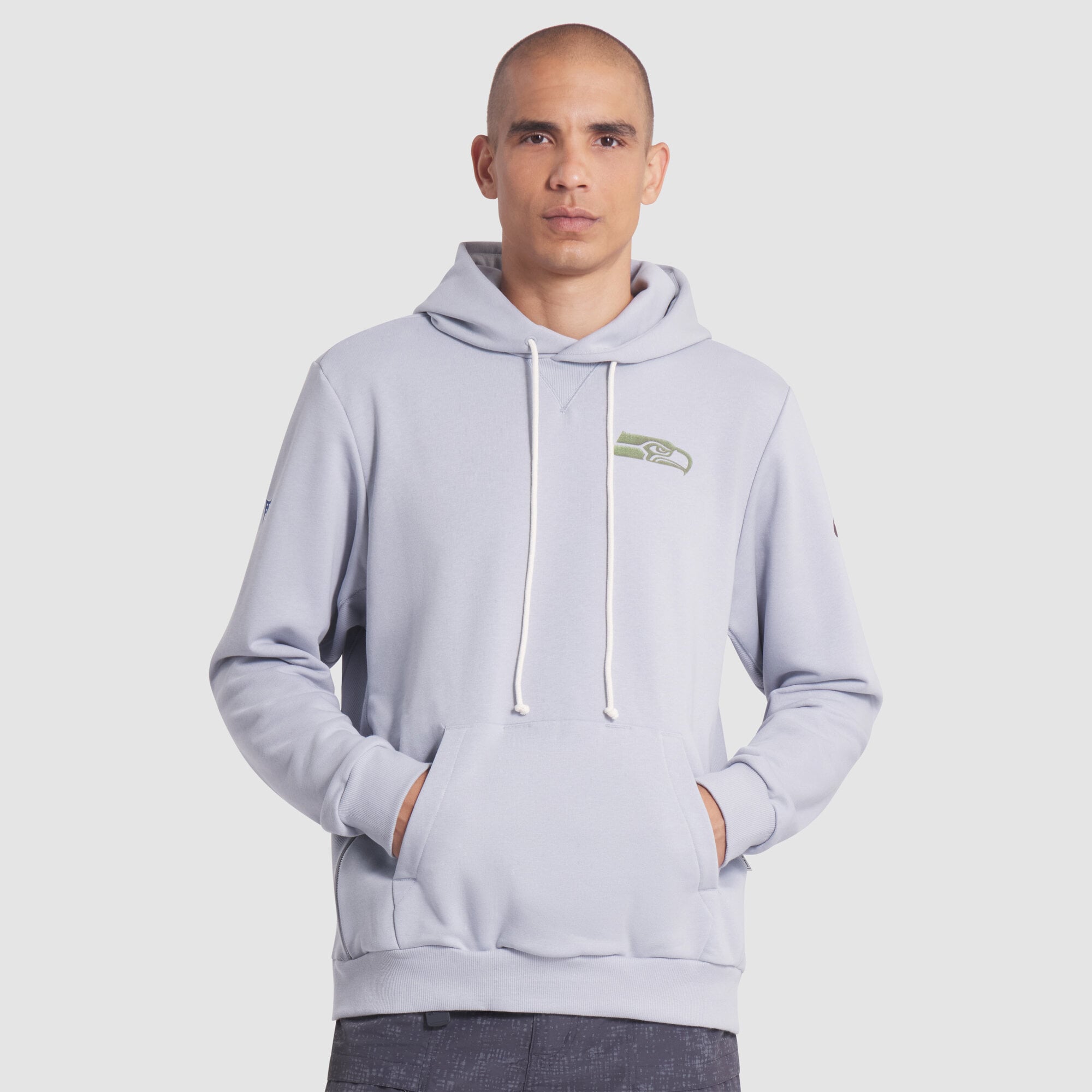 Men's Nike Gray Seattle Seahawks Rivalries Collection Standard Issue Sideline Dri-FIT Hoodie