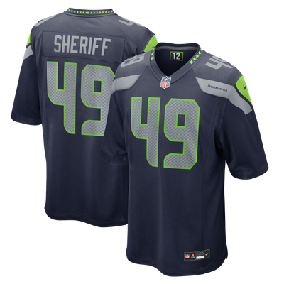 Jamie Sheriff Seattle Seahawks Nike Team Game Jersey - College Navy
