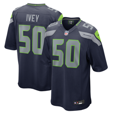 Jared Ivey Seattle Seahawks Nike Team Game Jersey - College Navy