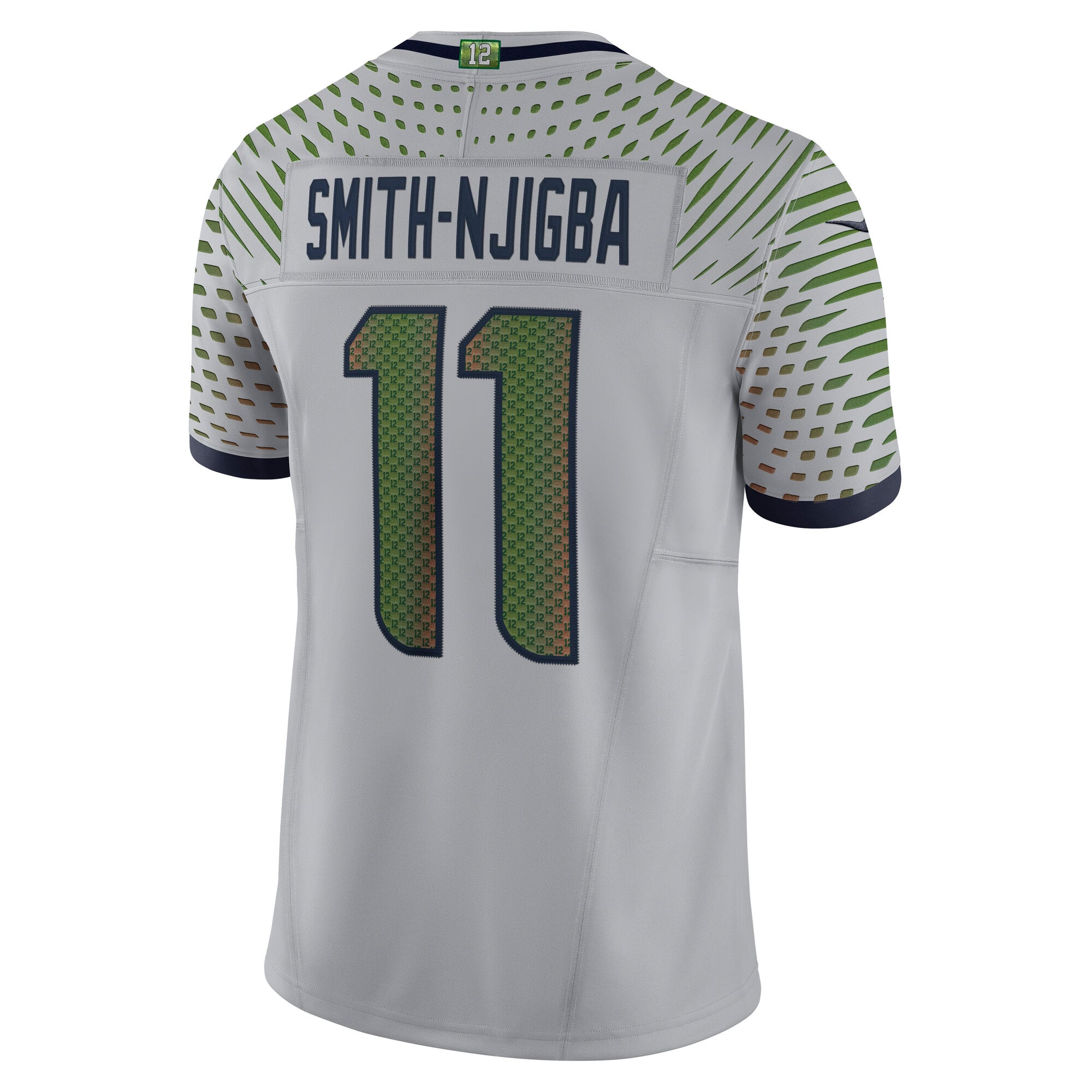 Men's Nike Jaxon Smith-Njigba Gray Seattle Seahawks Rivalries Collection Stitched Limited Jersey