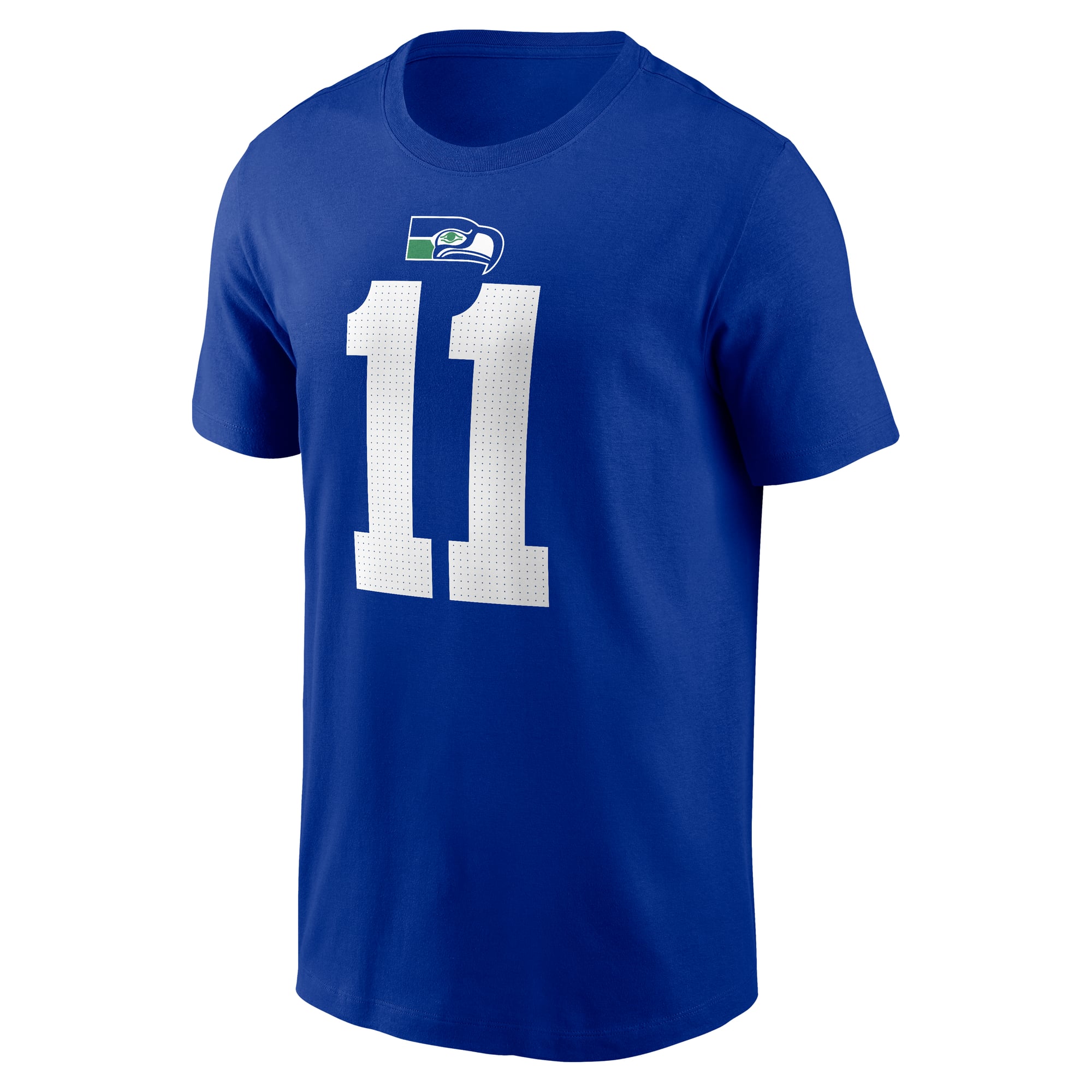 T-shirt Nike Jaxon Smith-Njigba Royal Seattle Seahawks pour homme, avec nom et numéro