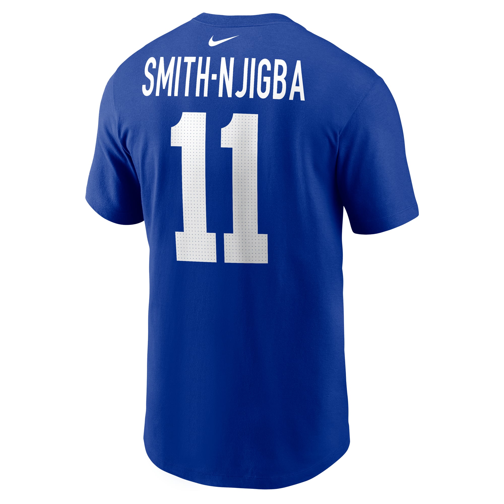 T-shirt Nike Jaxon Smith-Njigba Royal Seattle Seahawks pour homme, avec nom et numéro
