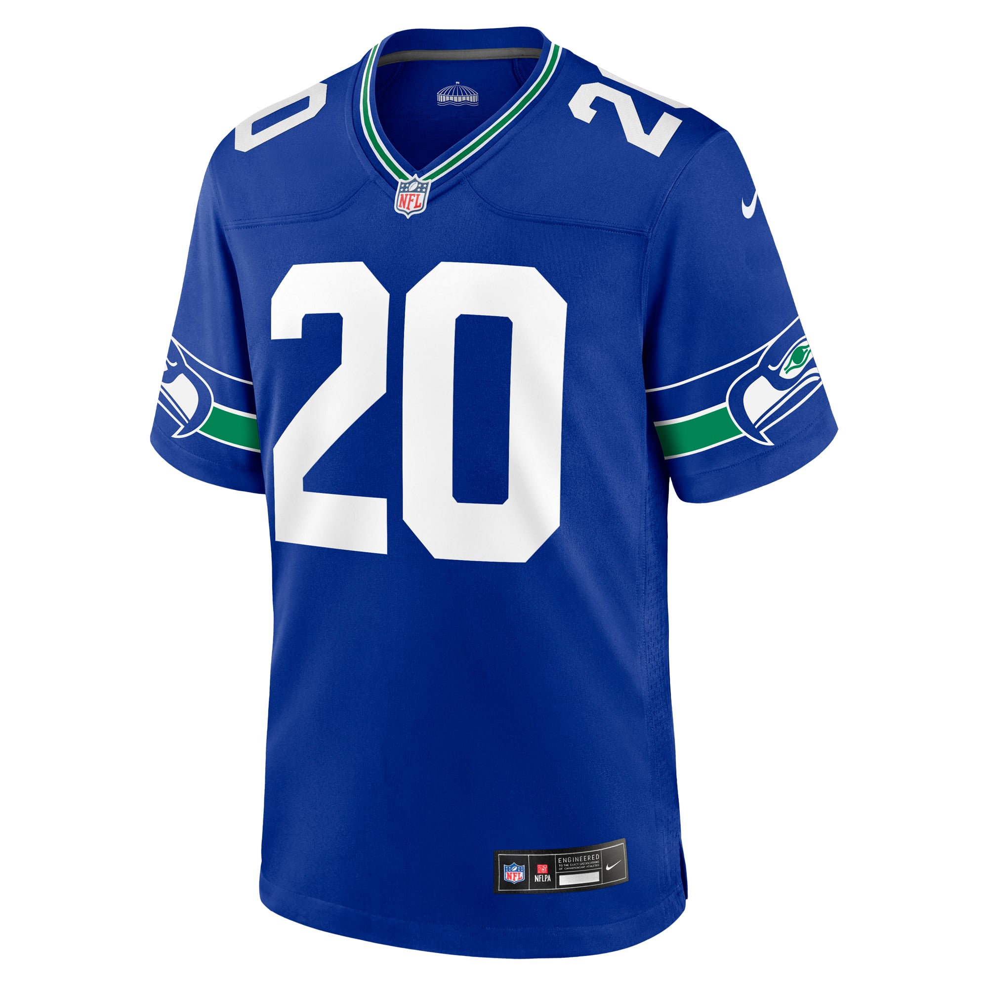 Maillot Nike Julian Love Royal pour homme des Seattle Seahawks
