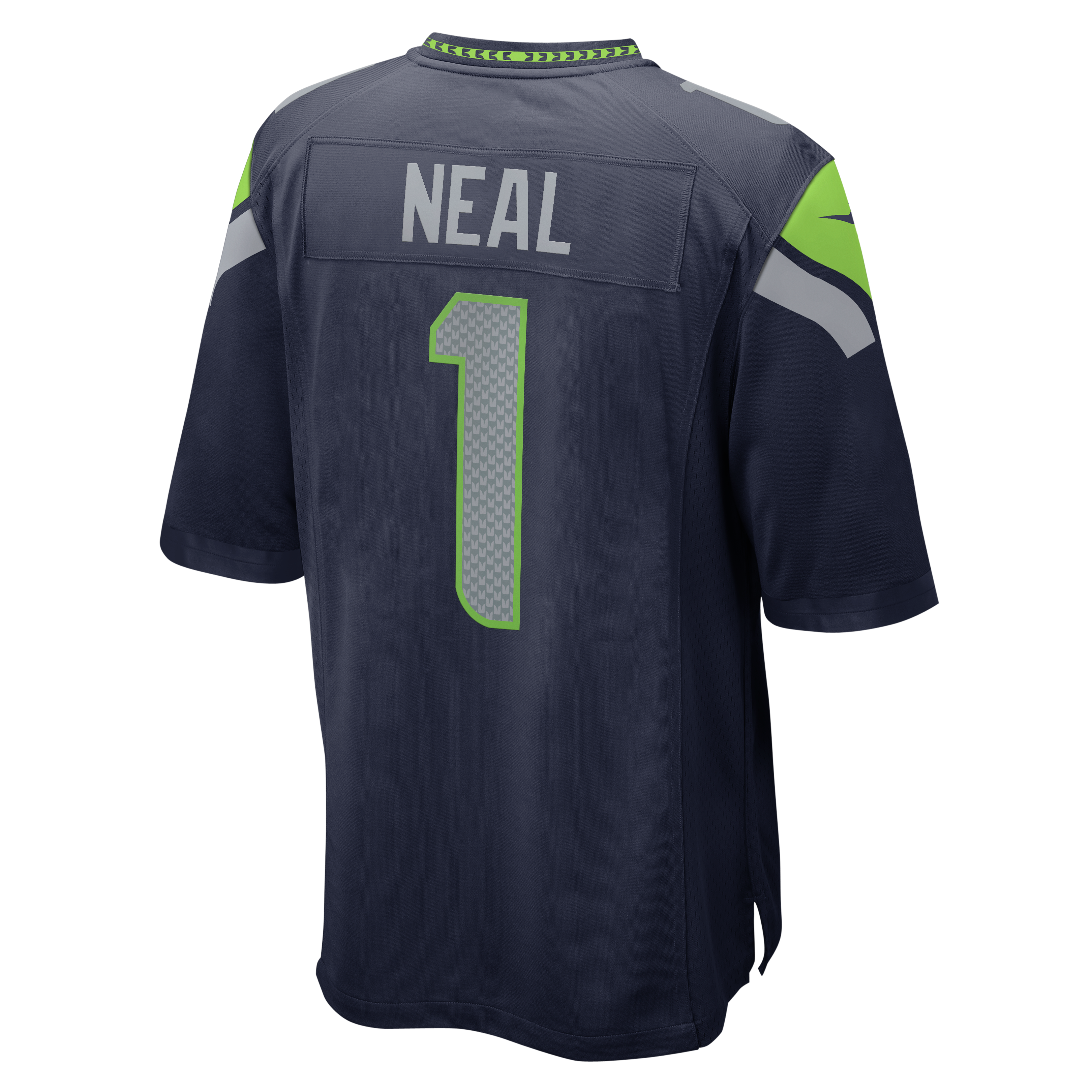 Maillot de match Nike Julian Neal College Navy Seattle Seahawks pour homme