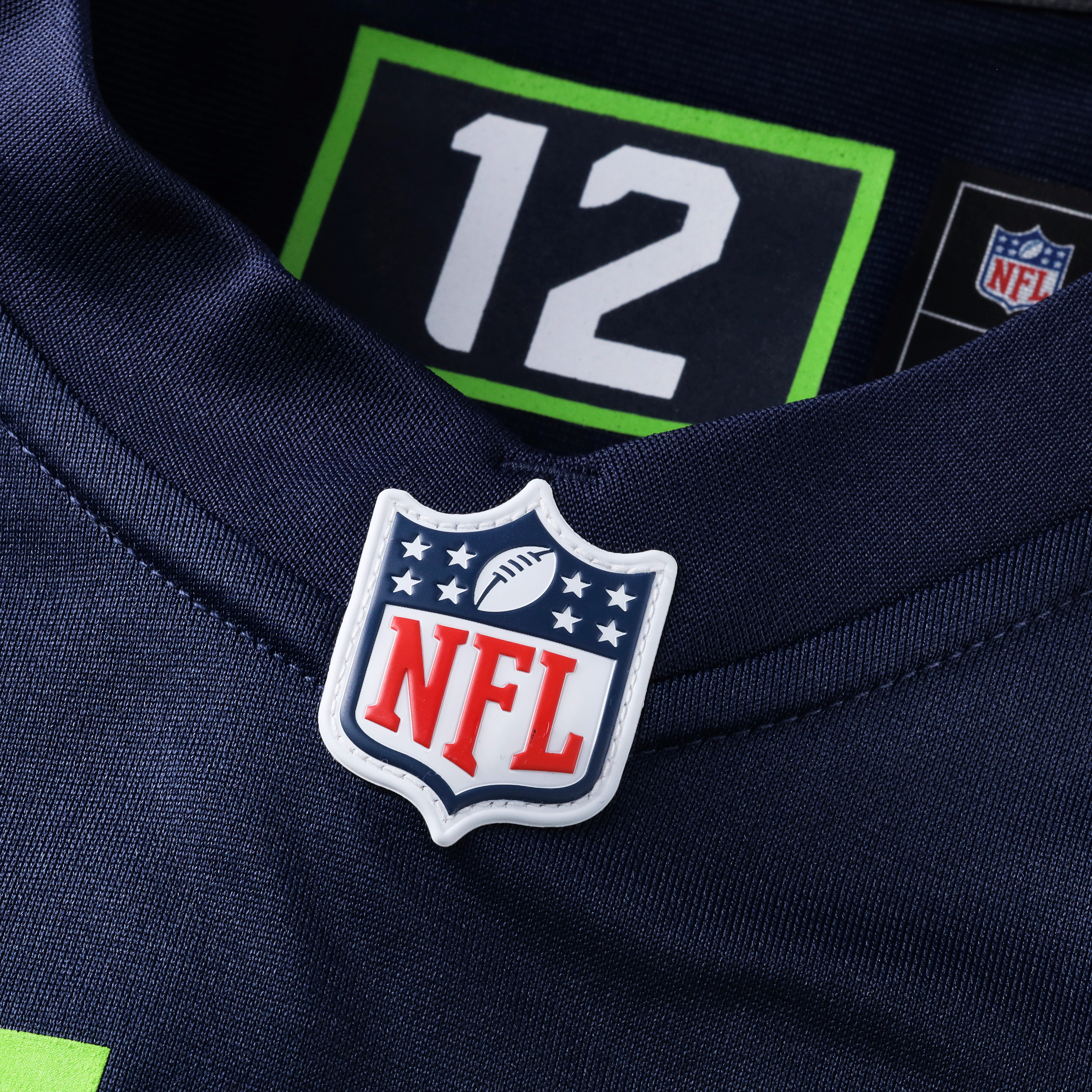 Men's Nike Maxen Hook College Navy Seattle Seahawks Team Game Jersey