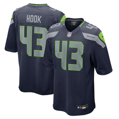 Maxen Hook Seattle Seahawks Nike Team Game Jersey - College Navy