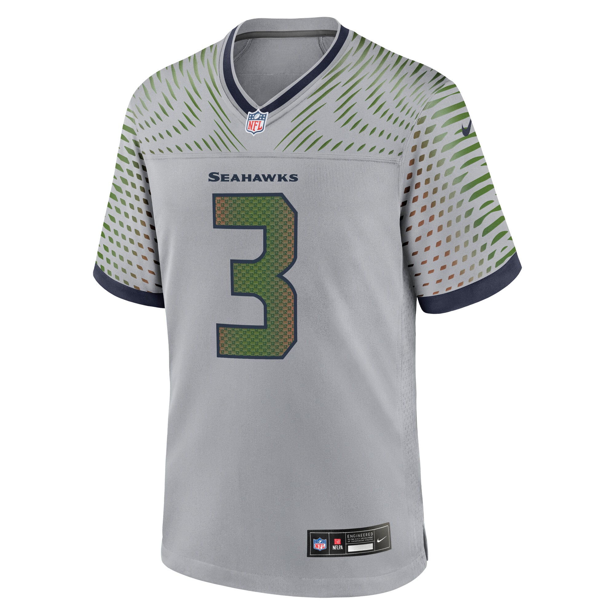 Maillot de match Nike Nick Emmanwori gris Seattle Seahawks Rivalries Collection pour homme