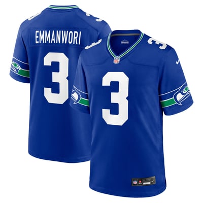 Nick Emmanwori Seattle Seahawks Nike Alternate Game Player Jersey - Royal