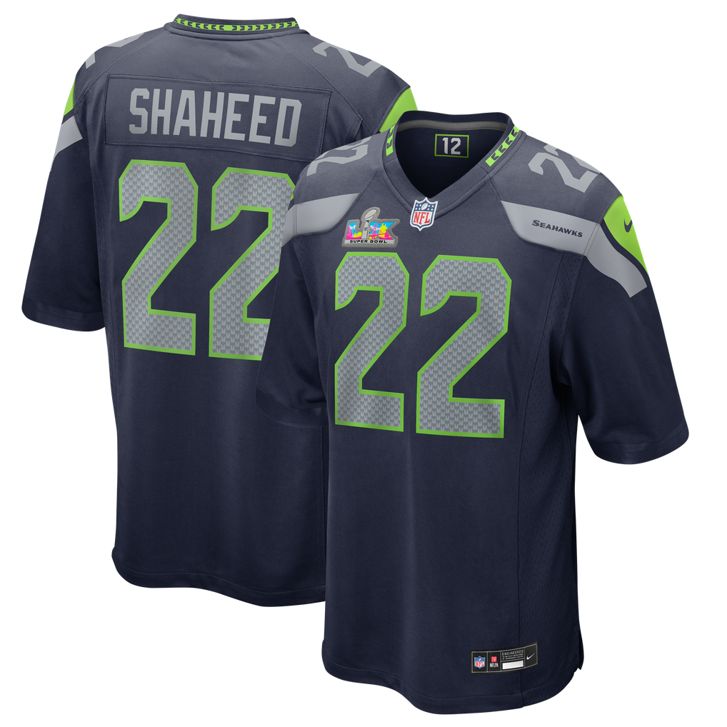 Rashid Shaheed Seattle Seahawks Nike Super Bowl LX Patch Game Jersey ...