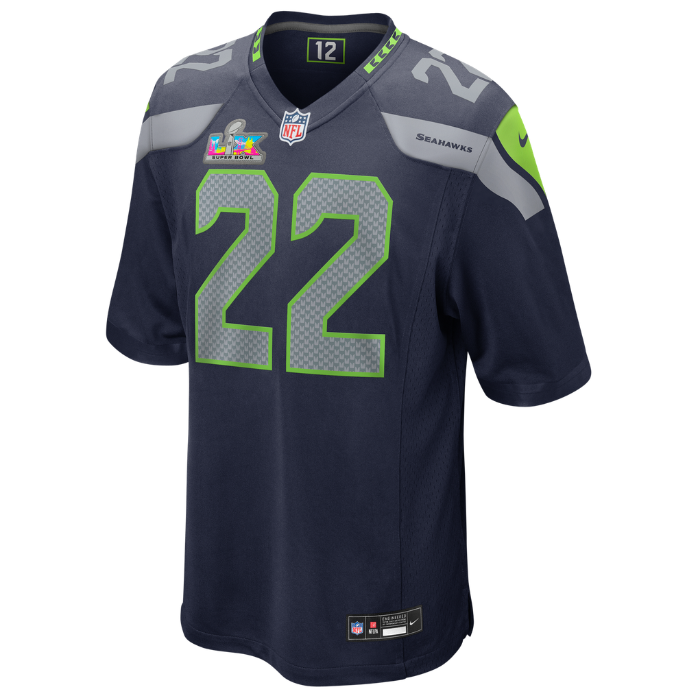 Rashid Shaheed Seattle Seahawks Nike Super Bowl LX Patch Game Jersey ...