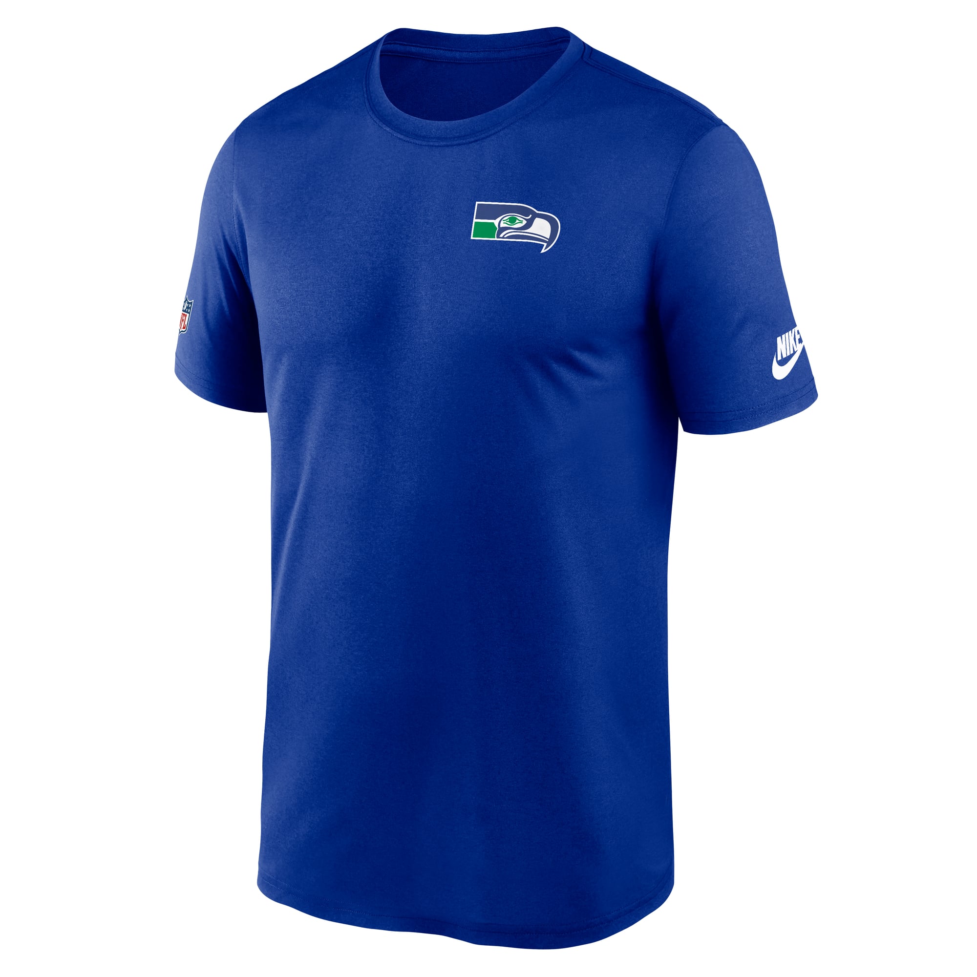 Men's Nike Royal Seattle Seahawks Alt Legend Small Logo Dri-FIT T-Shirt