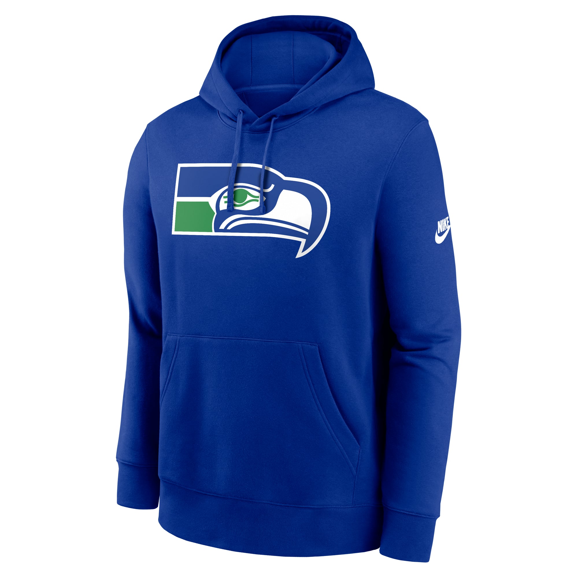 Men's Nike Royal Seattle Seahawks Club Fleece Pullover Hoodie