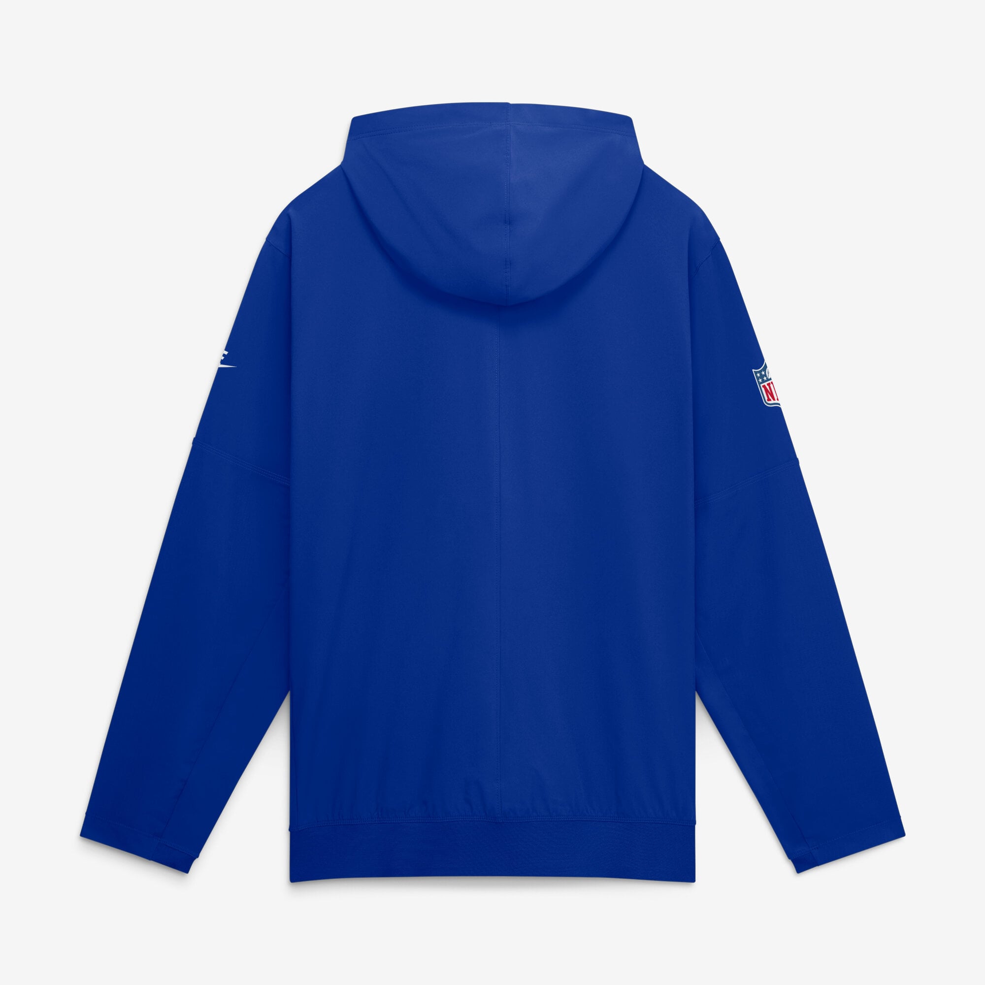 Men's Nike Royal Seattle Seahawks Sideline Broken Rules Alternate Anorak Half-Zip Hooded Jacket