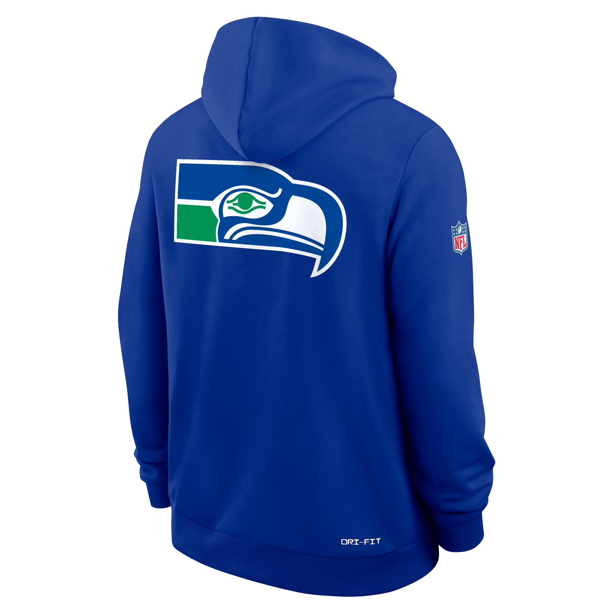 Men's Nike Royal Seattle Seahawks Standard Issue Replay Officials Alternate Dri-FIT Hoodie