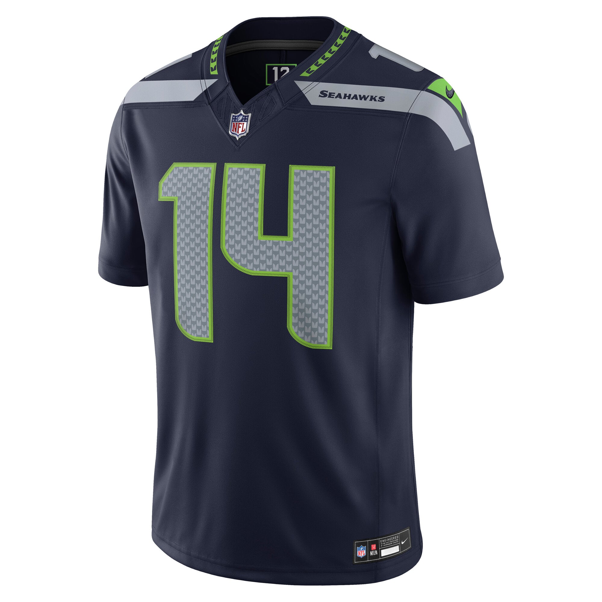 Men's Nike Sam Darnold College Navy Seattle Seahawks Vapor F.U.S.E. Stitched Limited Jersey