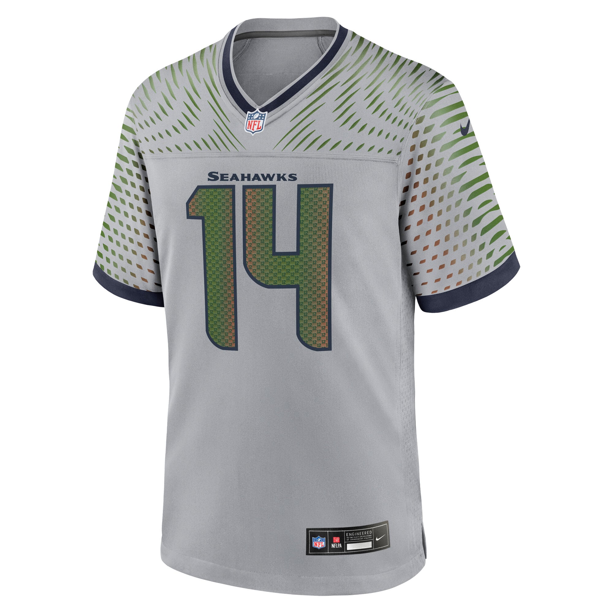 Maillot de match Nike Sam Darnold gris Seattle Seahawks Rivalries Collection pour homme
