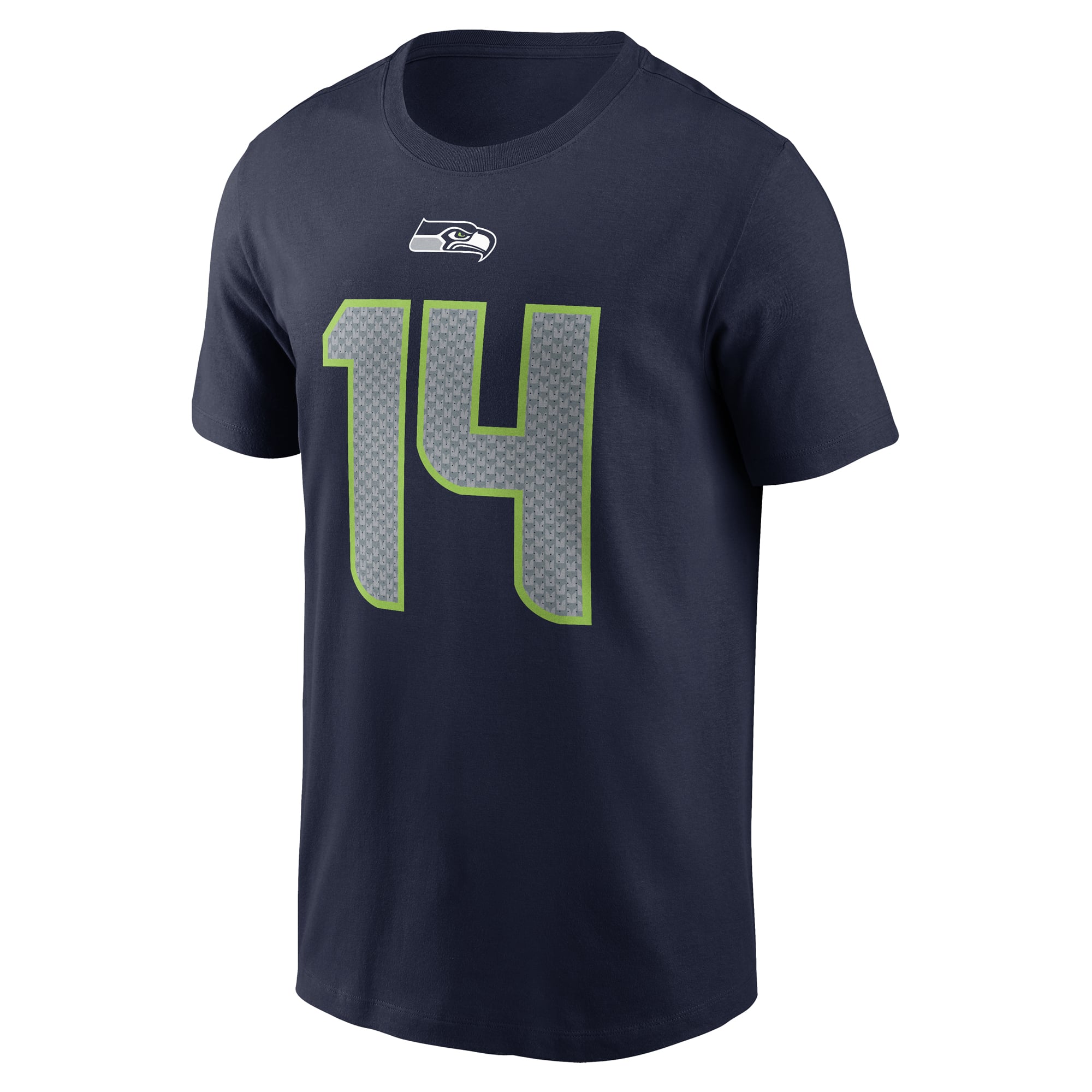Men's Nike Sam Darnold Navy Seattle Seahawks Name & Number T-Shirt