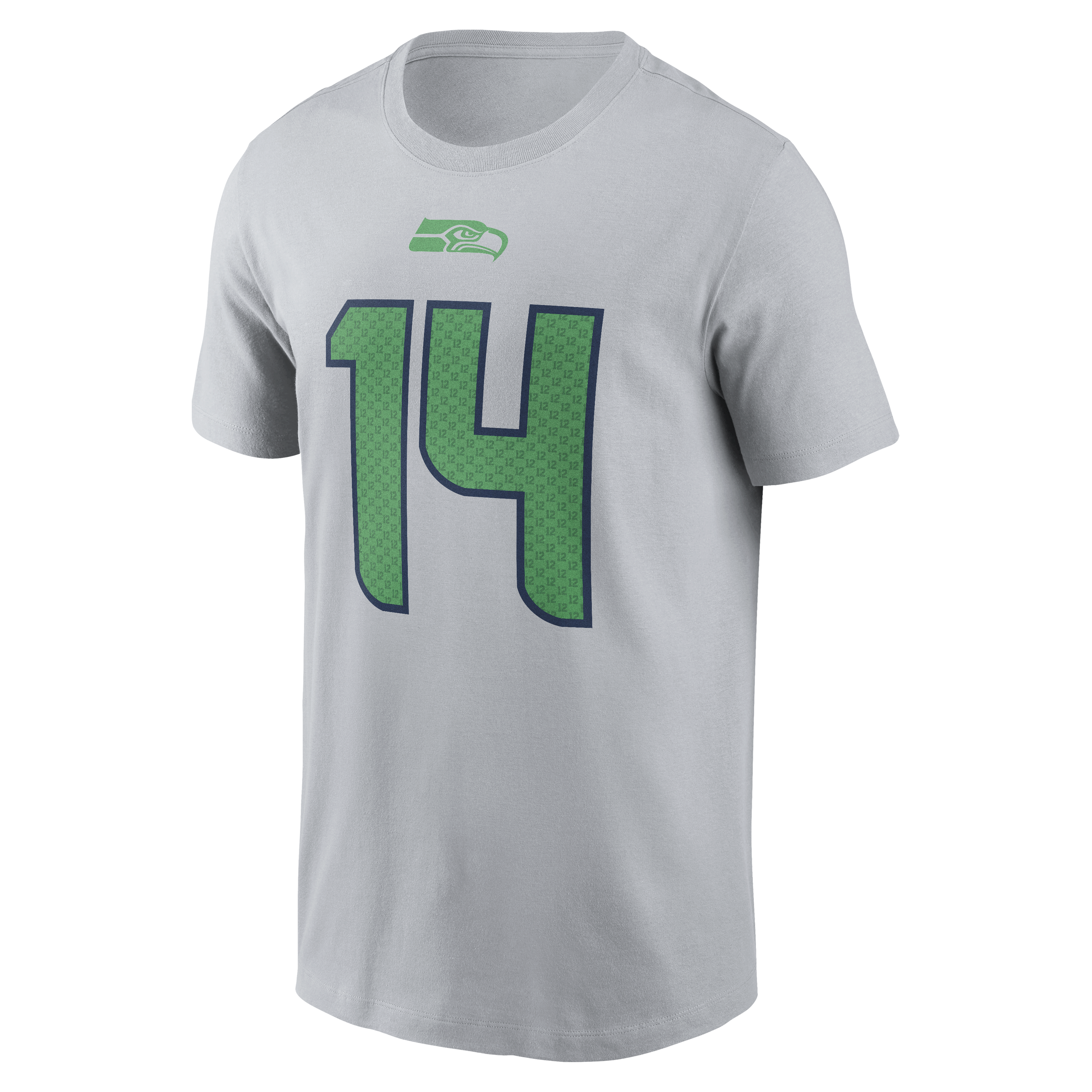 Men's Nike Sam Darnold Wolf Gray Seattle Seahawks Rivalries Collection Player Name & Number T-Shirt