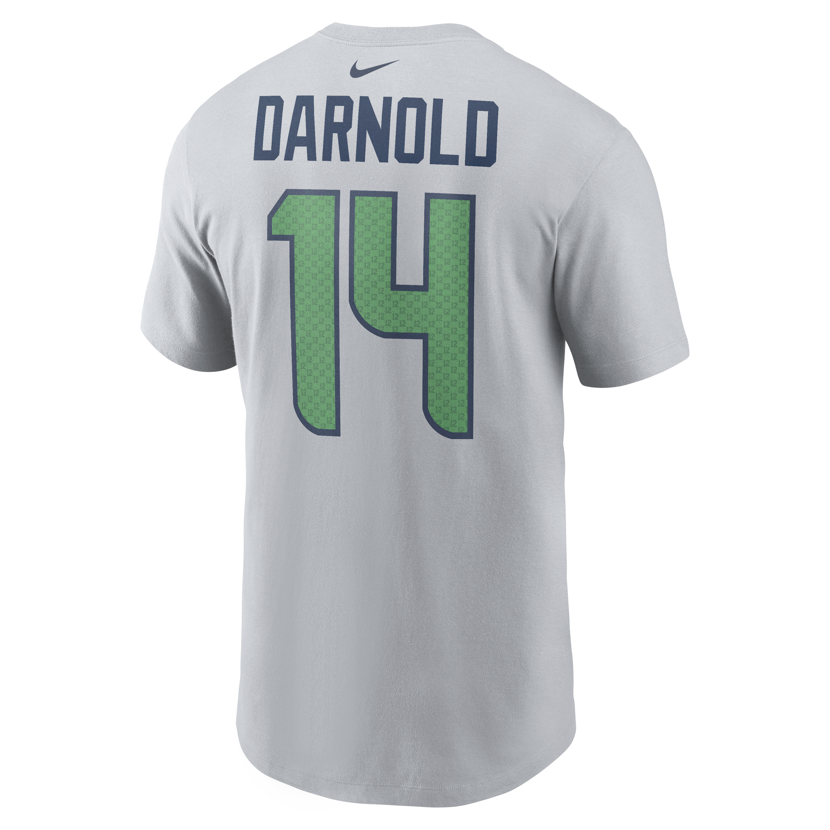 Men's Nike Sam Darnold Wolf Gray Seattle Seahawks Rivalries Collection Player Name & Number T-Shirt