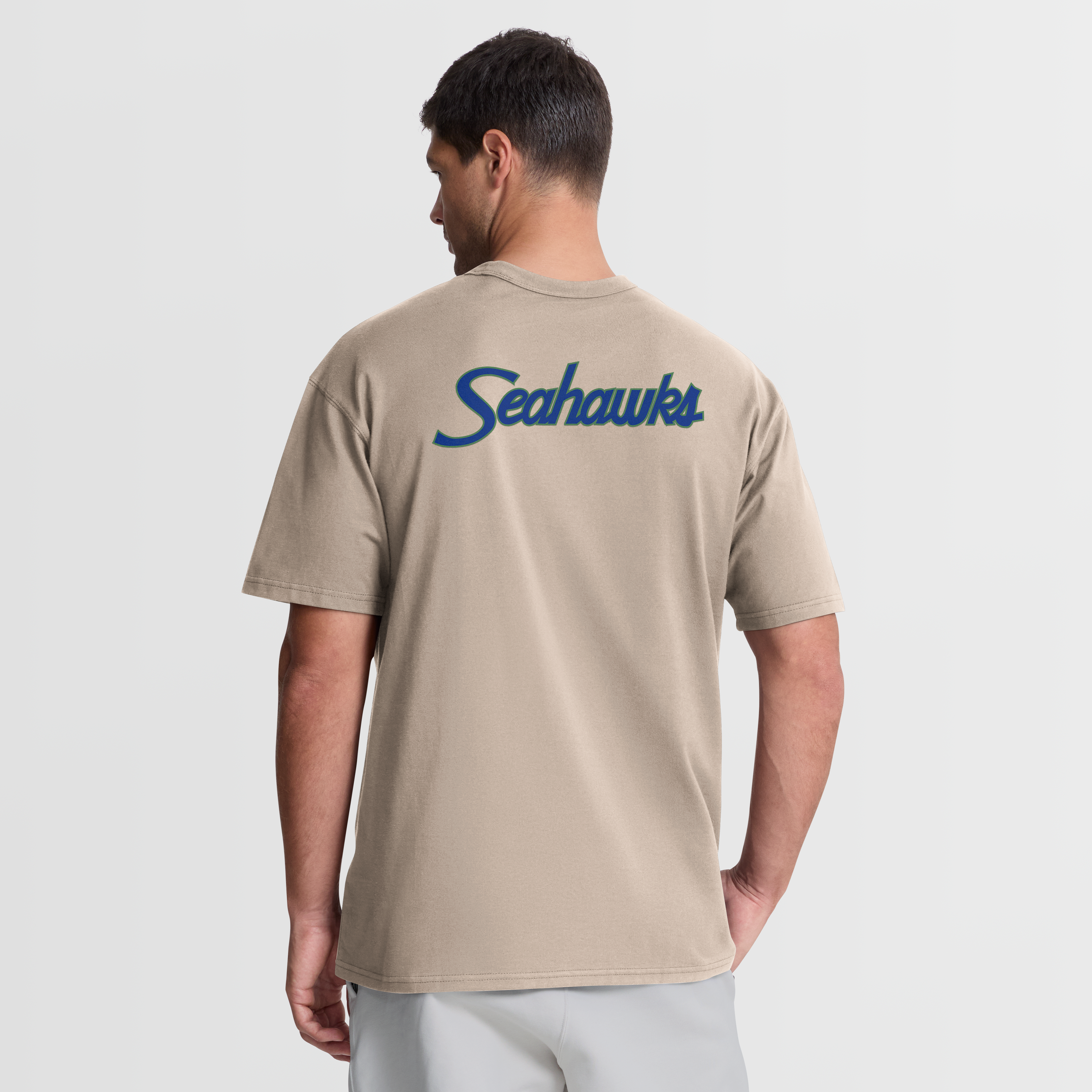 Men's Nike Sand Seattle Seahawks Night Primary Max90 T-Shirt