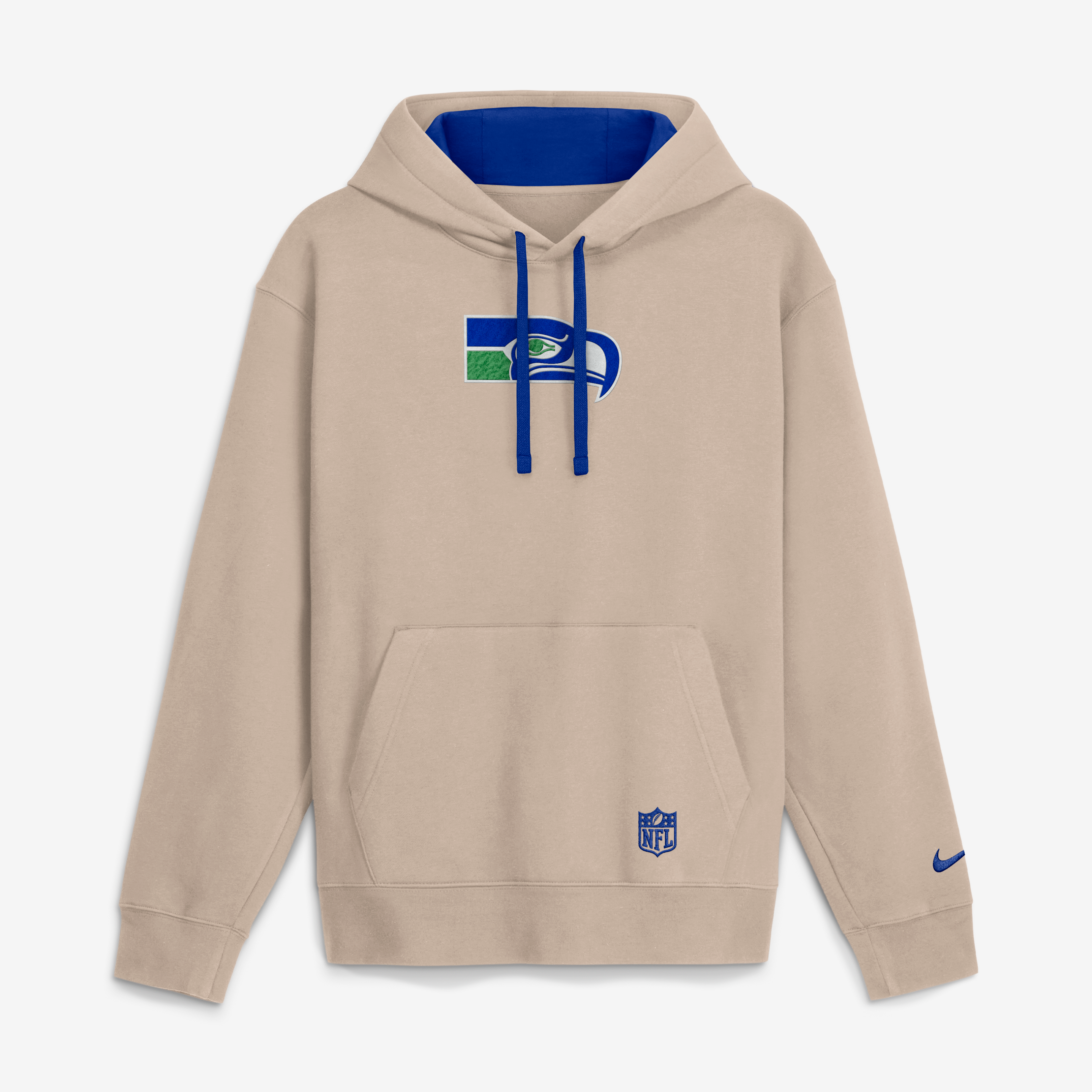 Sweat à capuche Nike Sand Seattle Seahawks Rewind Club pour homme