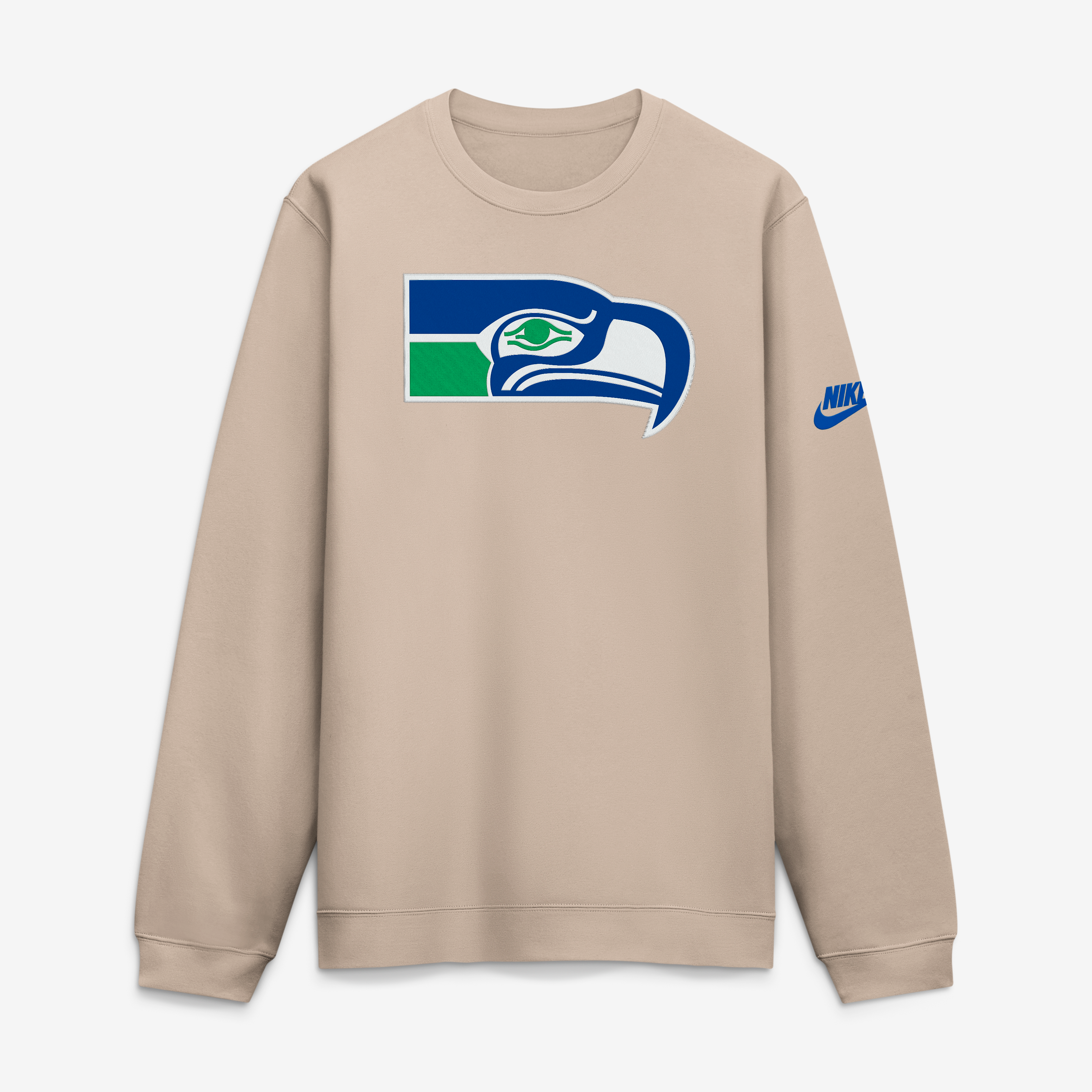 Sweat-shirt Nike Sand Seattle Seahawks Rewind Club pour homme