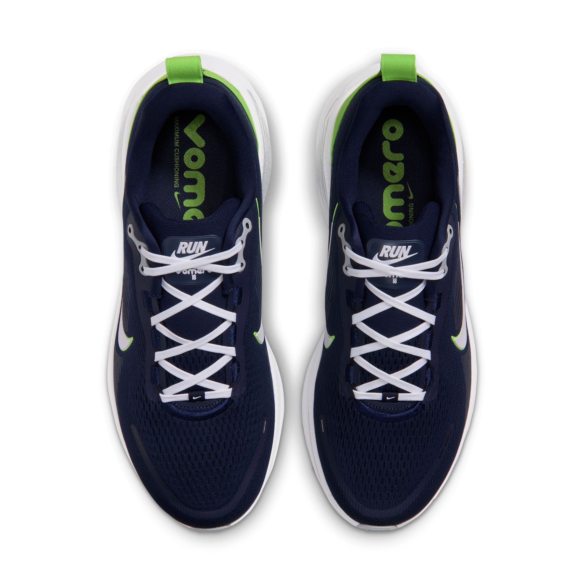 Men's Nike Seattle Seahawks Vomero 18 Running Shoes