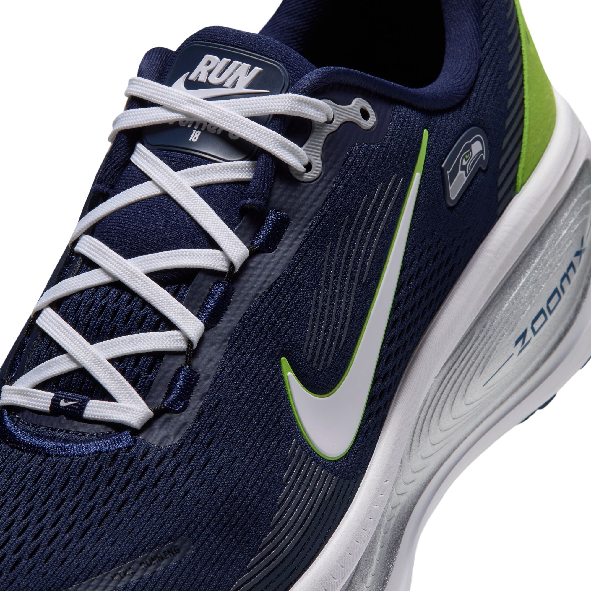 Men's Nike Seattle Seahawks Vomero 18 Running Shoes