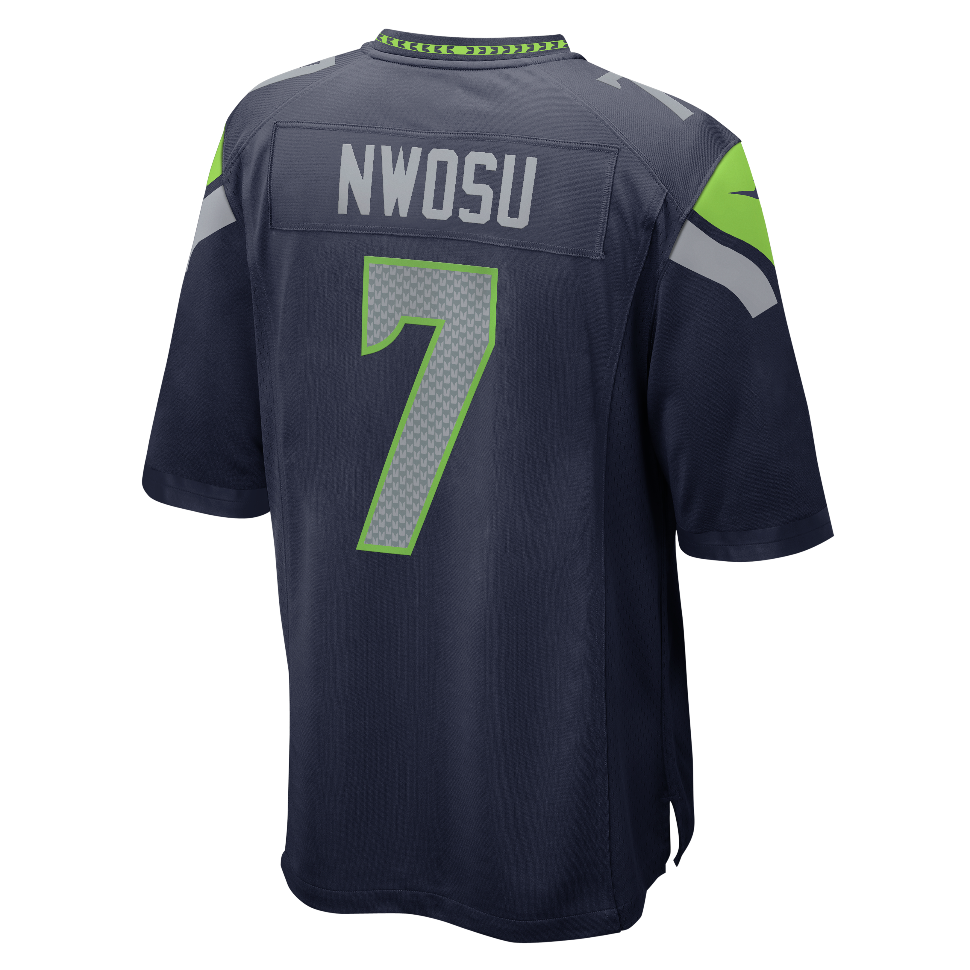 Men's Nike Uchenna Nwosu College Navy Seattle Seahawks Team Game Jersey